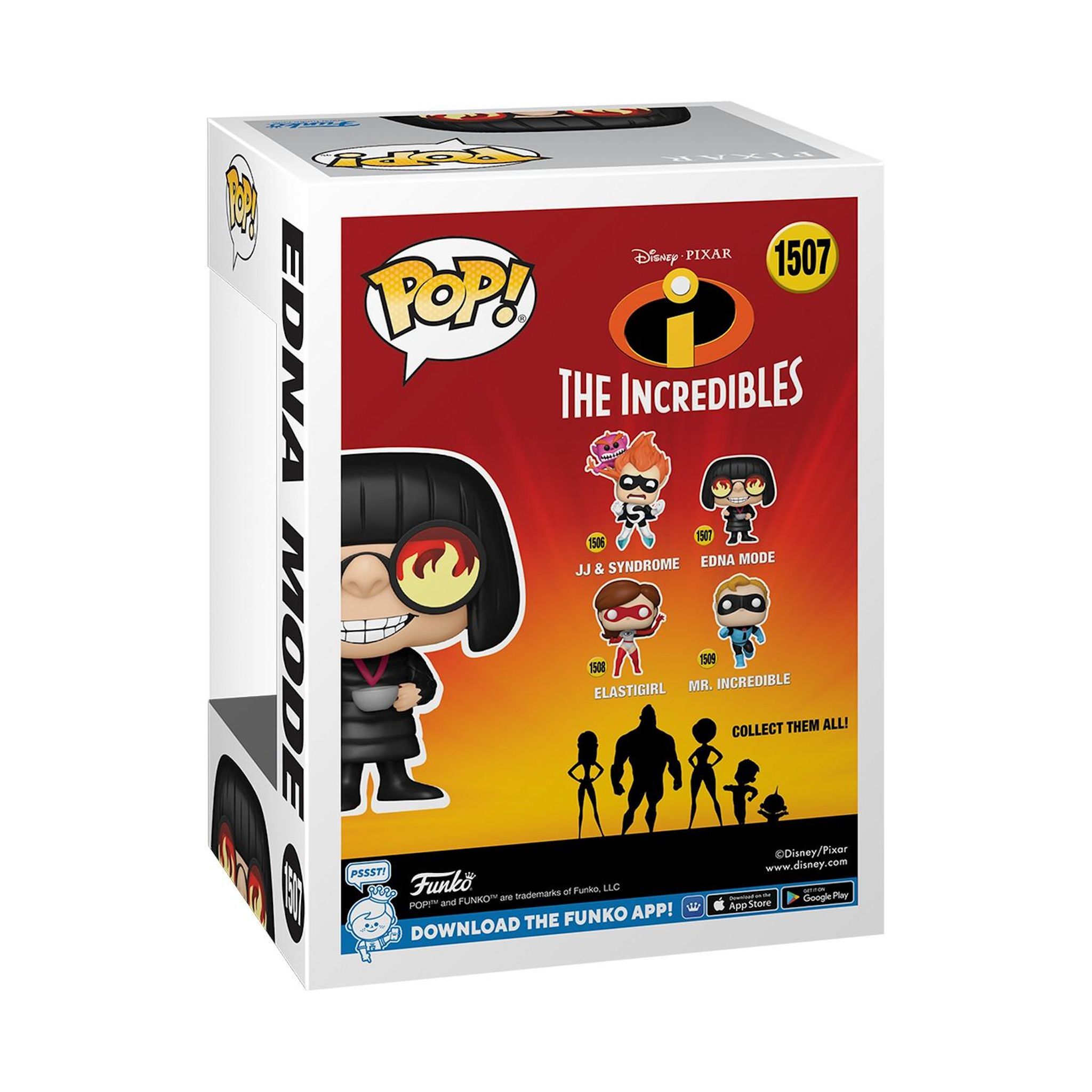 Voir la diapositive 3 : FUNKO Figurine Pop Les indestructibles Edna mode Disney