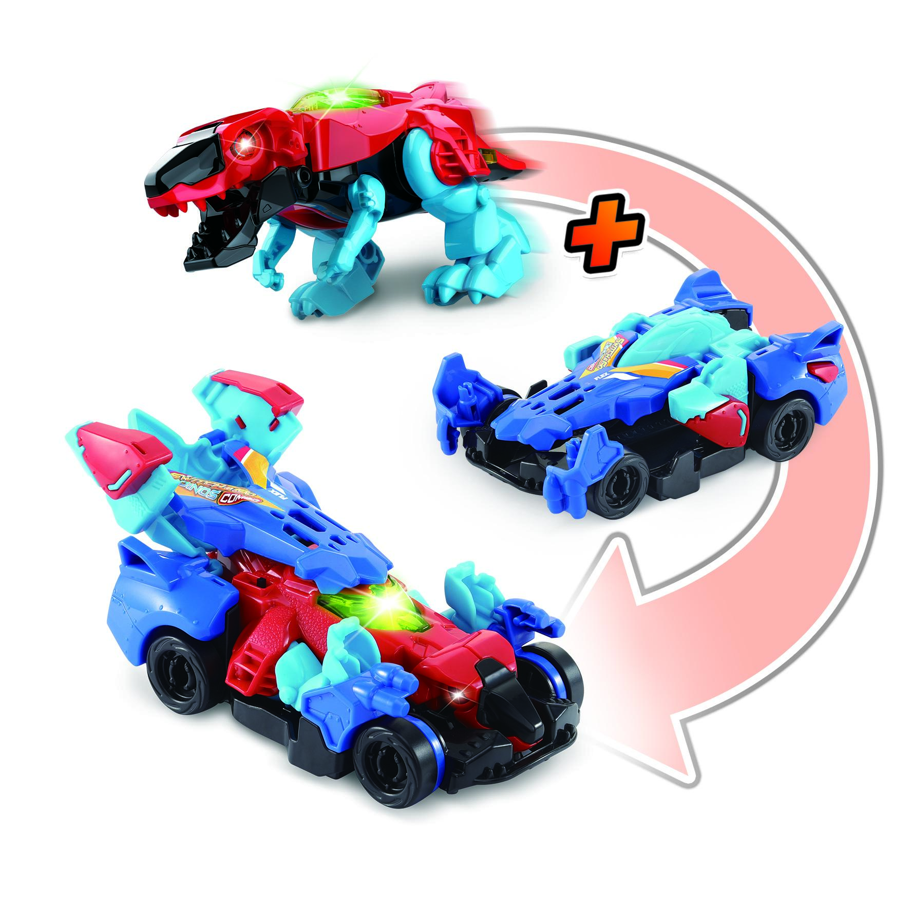 Voir la diapositive 4 : VTECH Véhicule Petits Switch and Go Dinos Combo