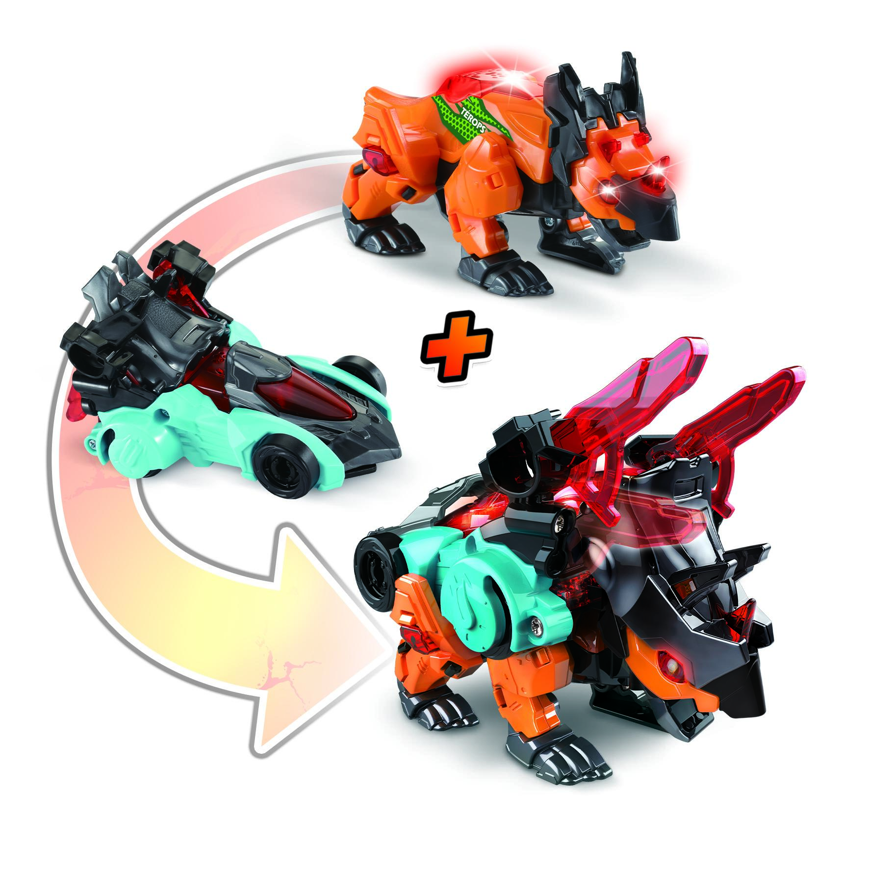 Voir la diapositive 6 : VTECH Véhicule Petits Switch and Go Dinos Combo