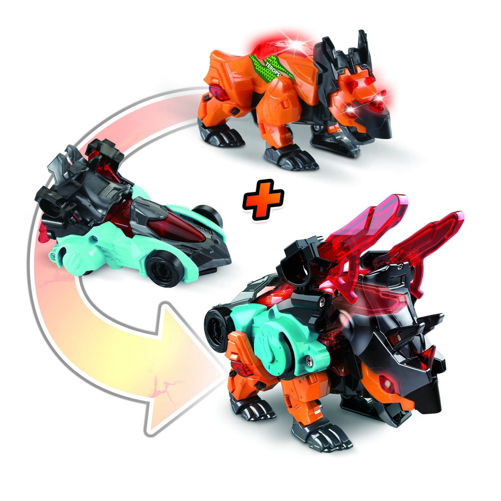 Voir la diapositive 6 : VTECH Véhicule Petits Switch and Go Dinos Combo