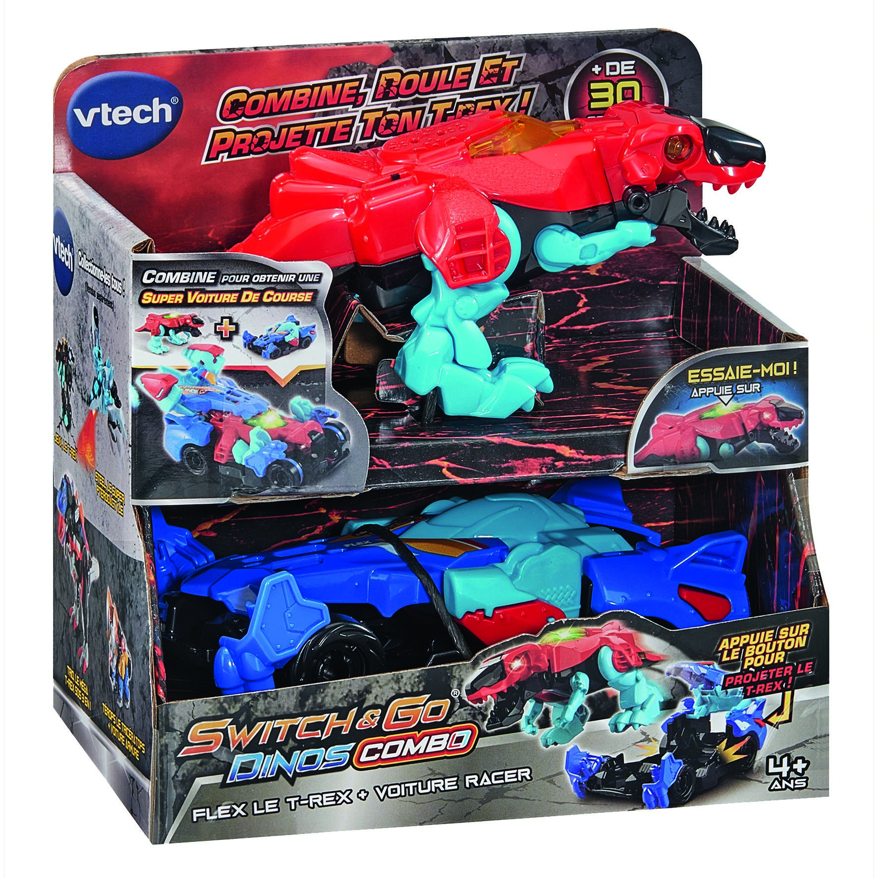 Voir la diapositive 11 : VTECH Véhicule Petits Switch and Go Dinos Combo