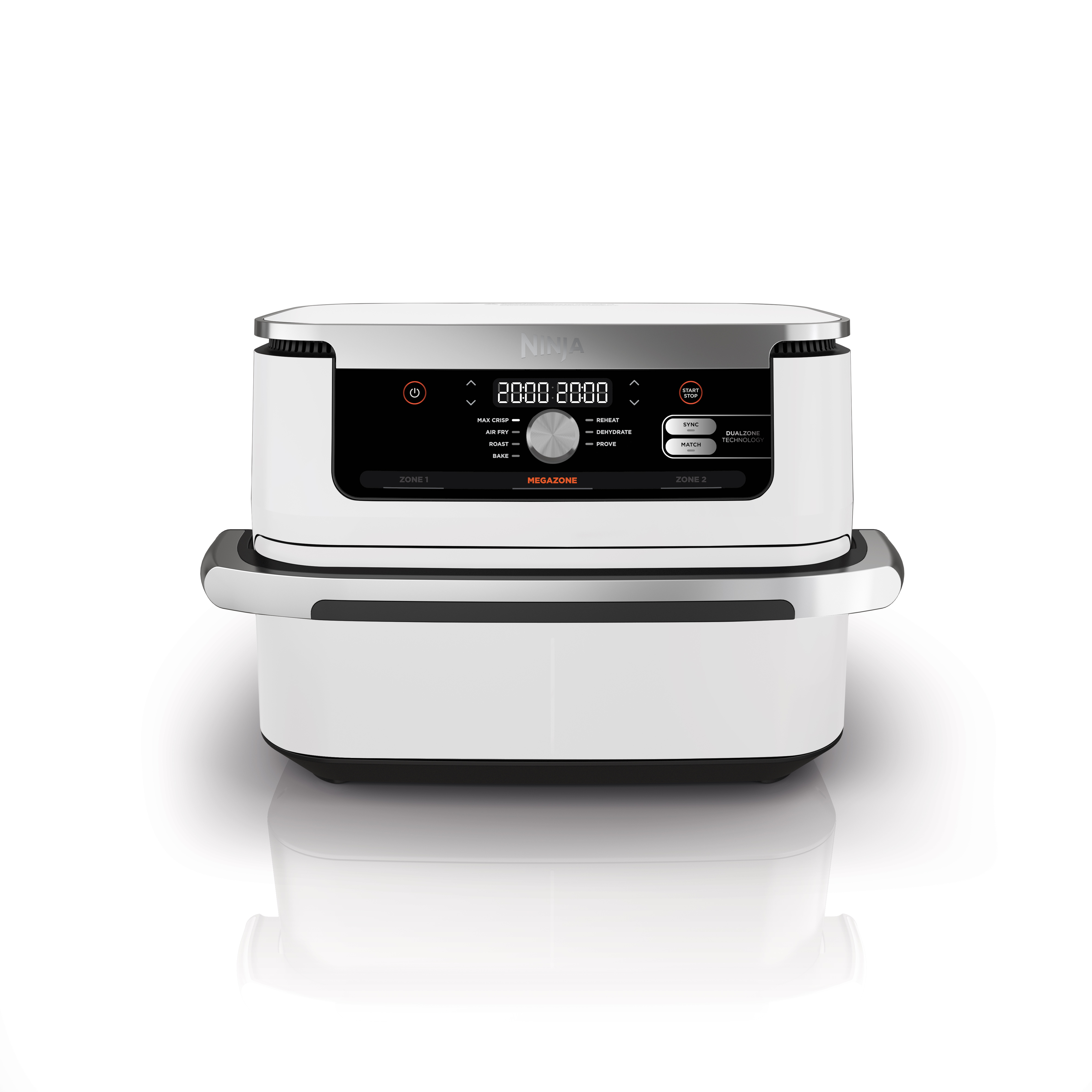 Voir la diapositive 2 : NINJA Friteuse électrique sans huile à air chaud AF500EUWH - Blanc