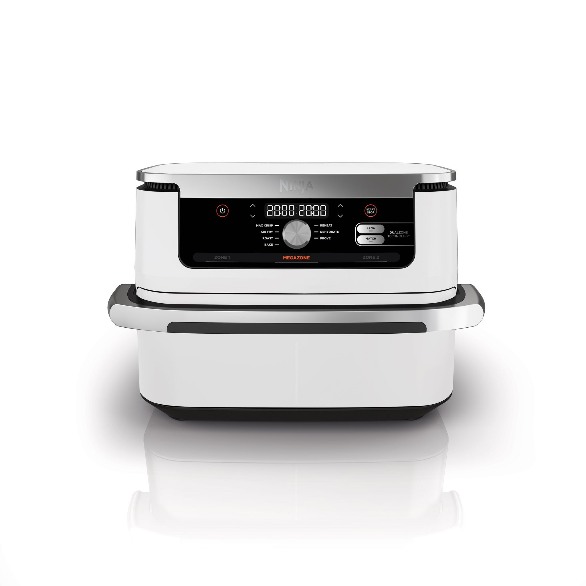 Voir la diapositive 2 : NINJA Friteuse électrique sans huile à air chaud AF500EUWH - Blanc