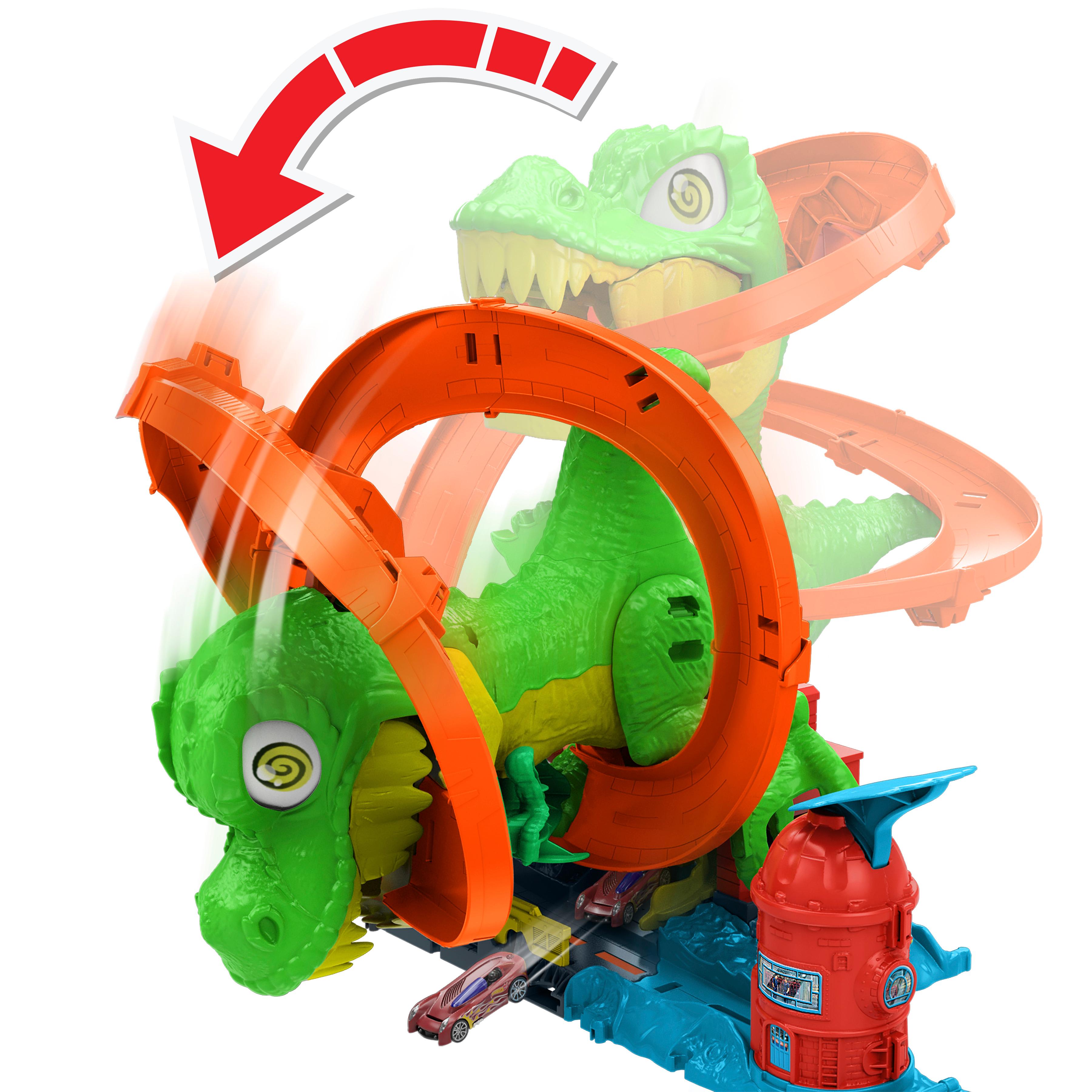 Voir la diapositive 12 : MATTEL Circuit T-Rex bataille de feu - Hot Wheels