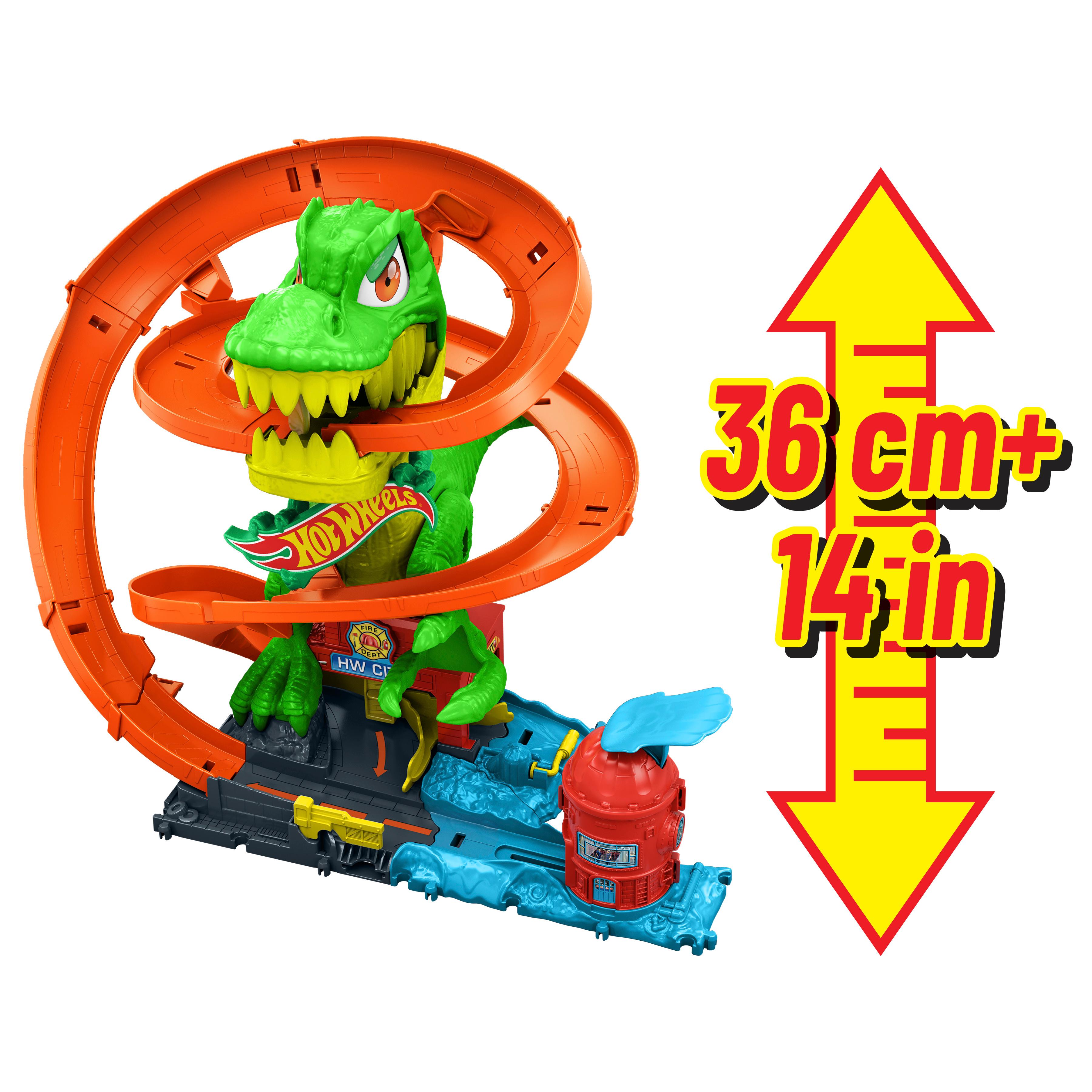 Voir la diapositive 4 : MATTEL Circuit T-Rex bataille de feu - Hot Wheels