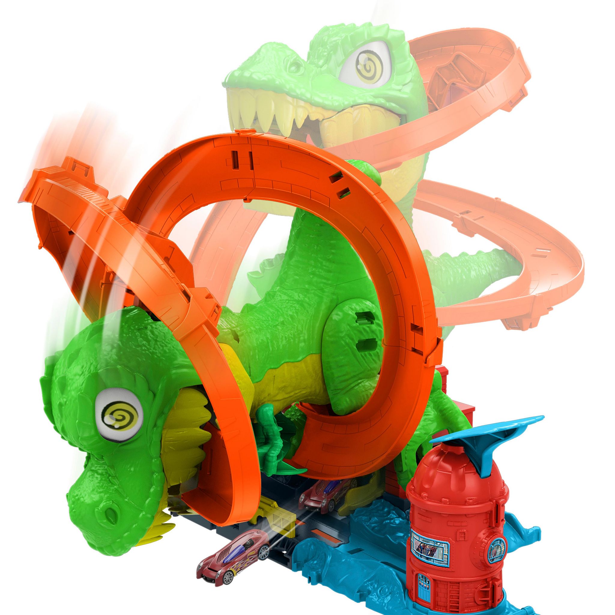 Voir la diapositive 6 : MATTEL Circuit T-Rex bataille de feu - Hot Wheels