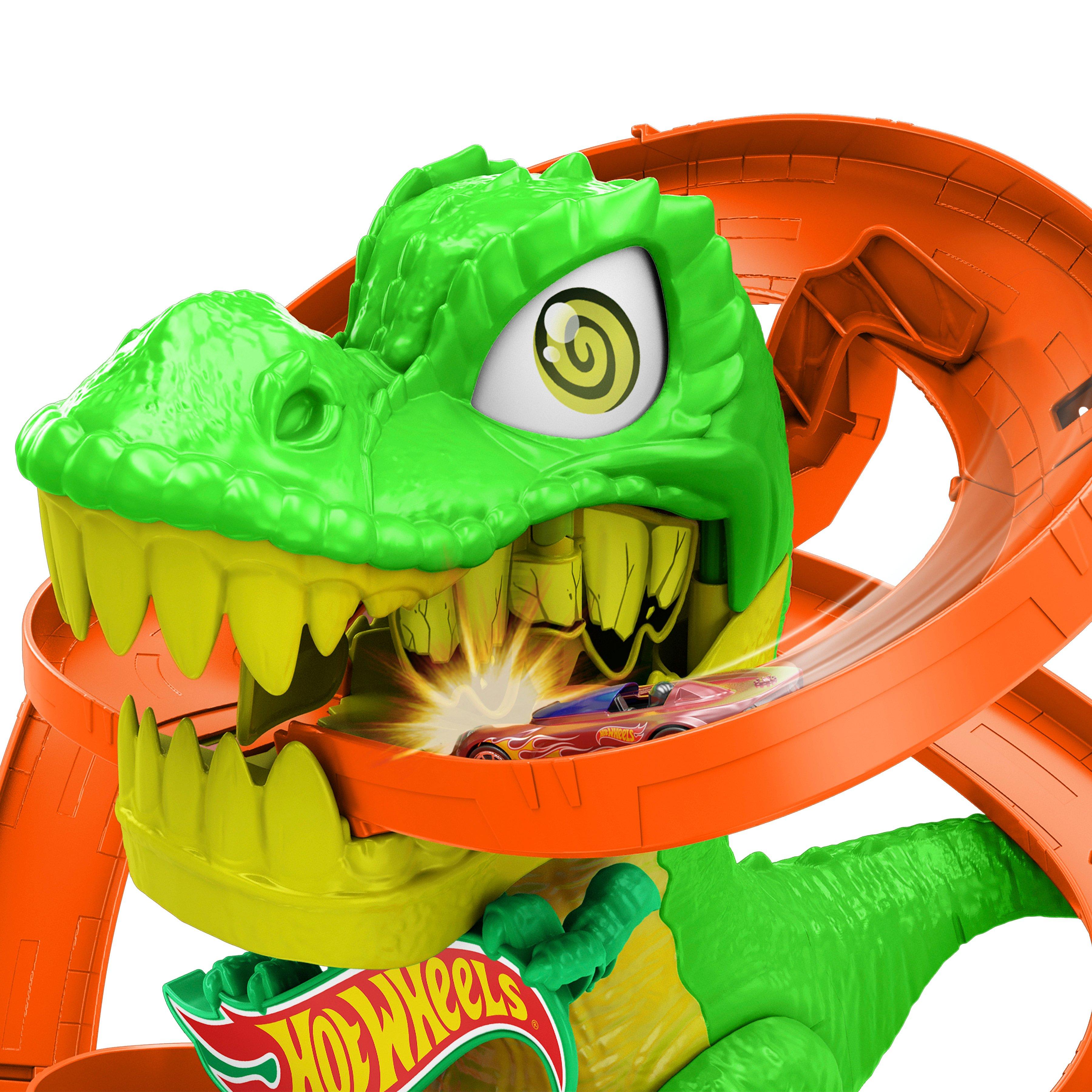Voir la diapositive 9 : MATTEL Circuit T-Rex bataille de feu - Hot Wheels
