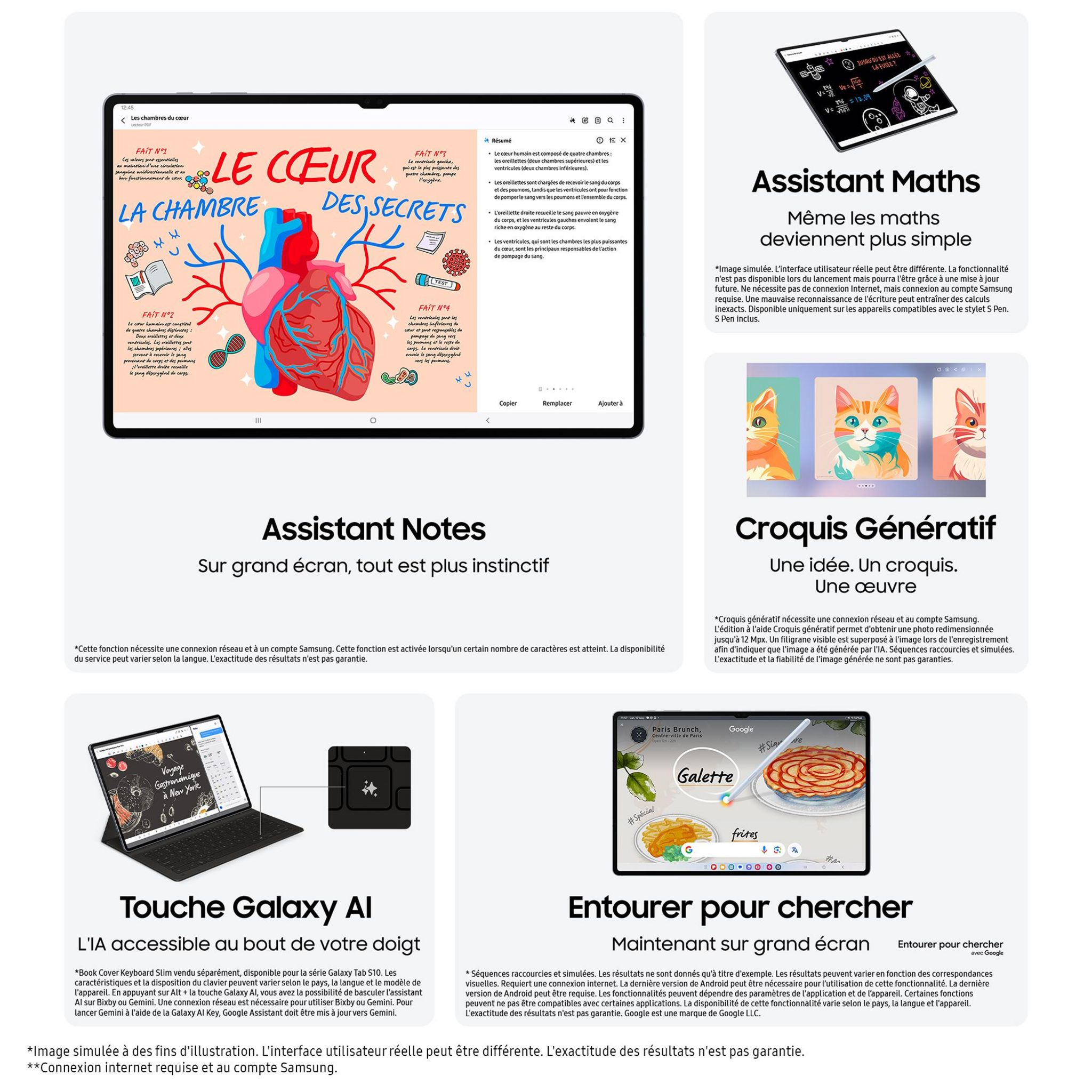 Voir la diapositive 3 : SAMSUNG Tablette Galaxy TAB S10 ULTRA 14.6 pouces - Noir