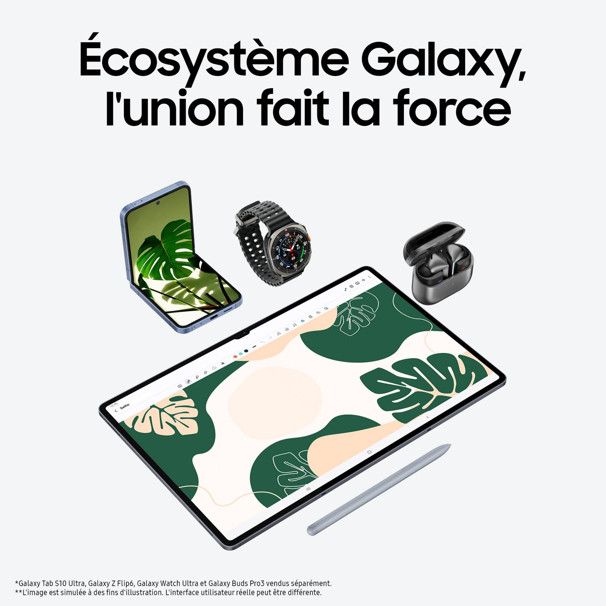 Voir la diapositive 6 : SAMSUNG Tablette Galaxy TAB S10 ULTRA 14.6 pouces - Noir