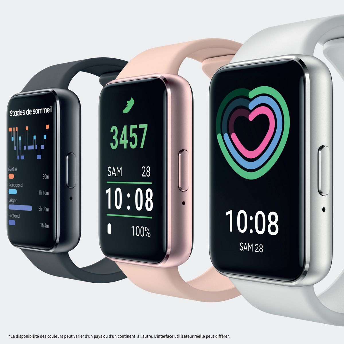 SAMSUNG Montre connectée Galaxy Fit3 - Silver