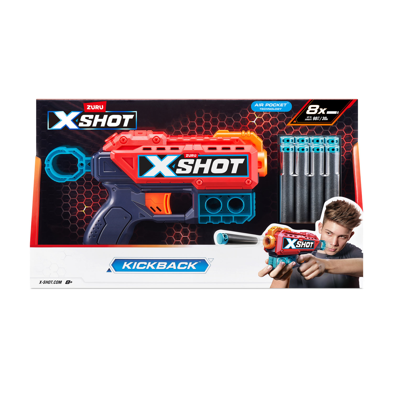 X Shot Kickback - vue 2