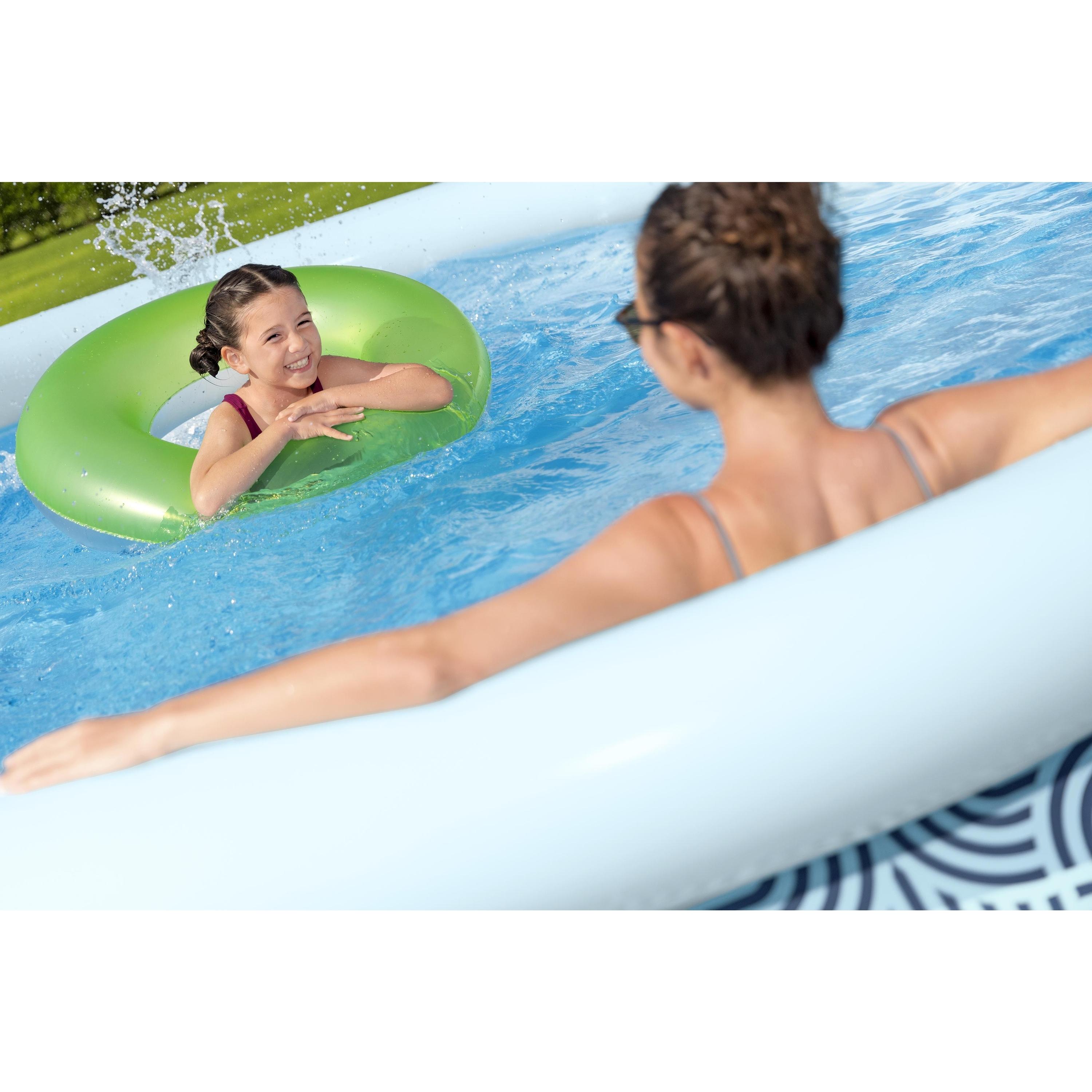 Voir la diapositive 4 : BESTWAY Kit Piscine Gonflable - Fast Set - 396 X 84 Cm