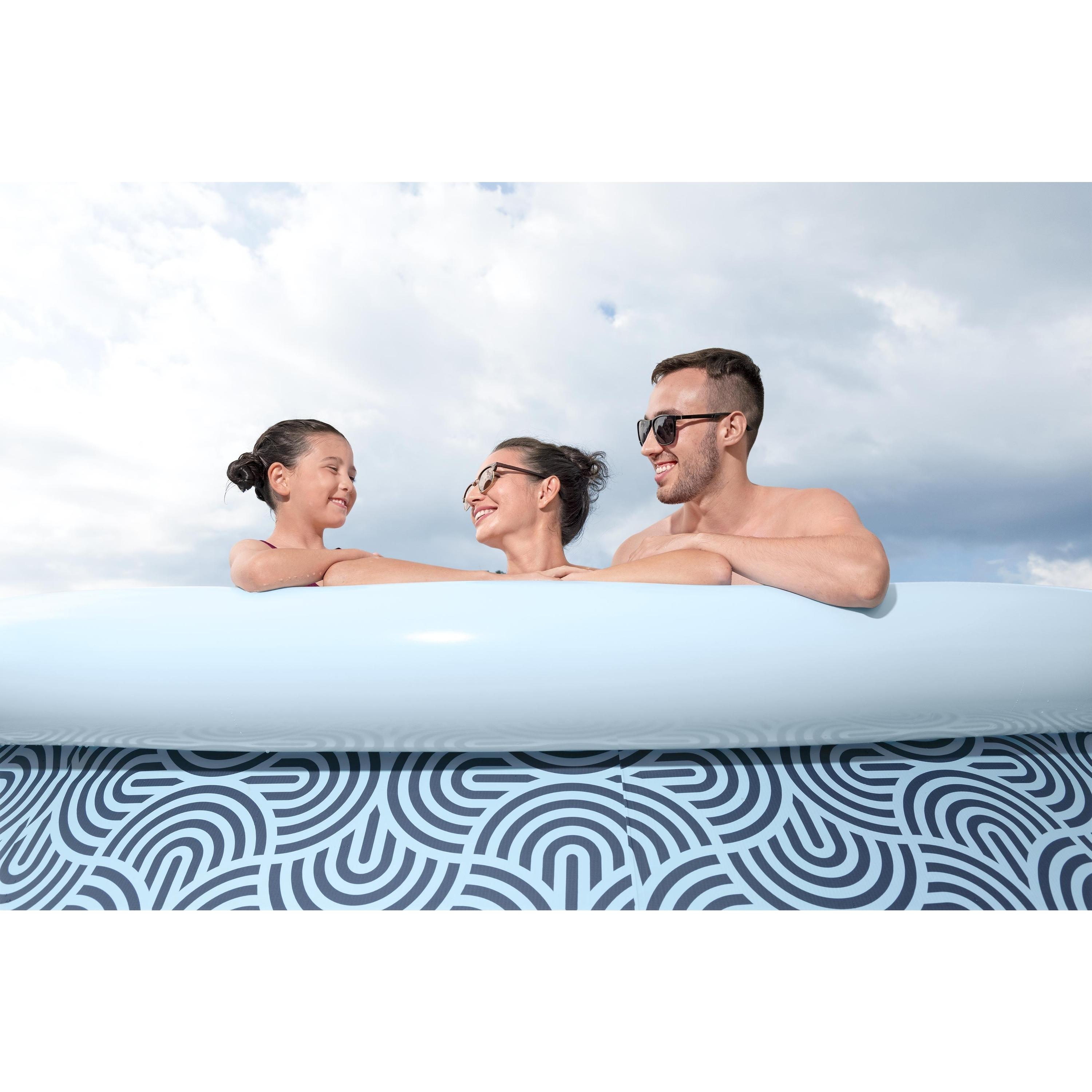 Voir la diapositive 5 : BESTWAY Kit Piscine Gonflable - Fast Set - 396 X 84 Cm