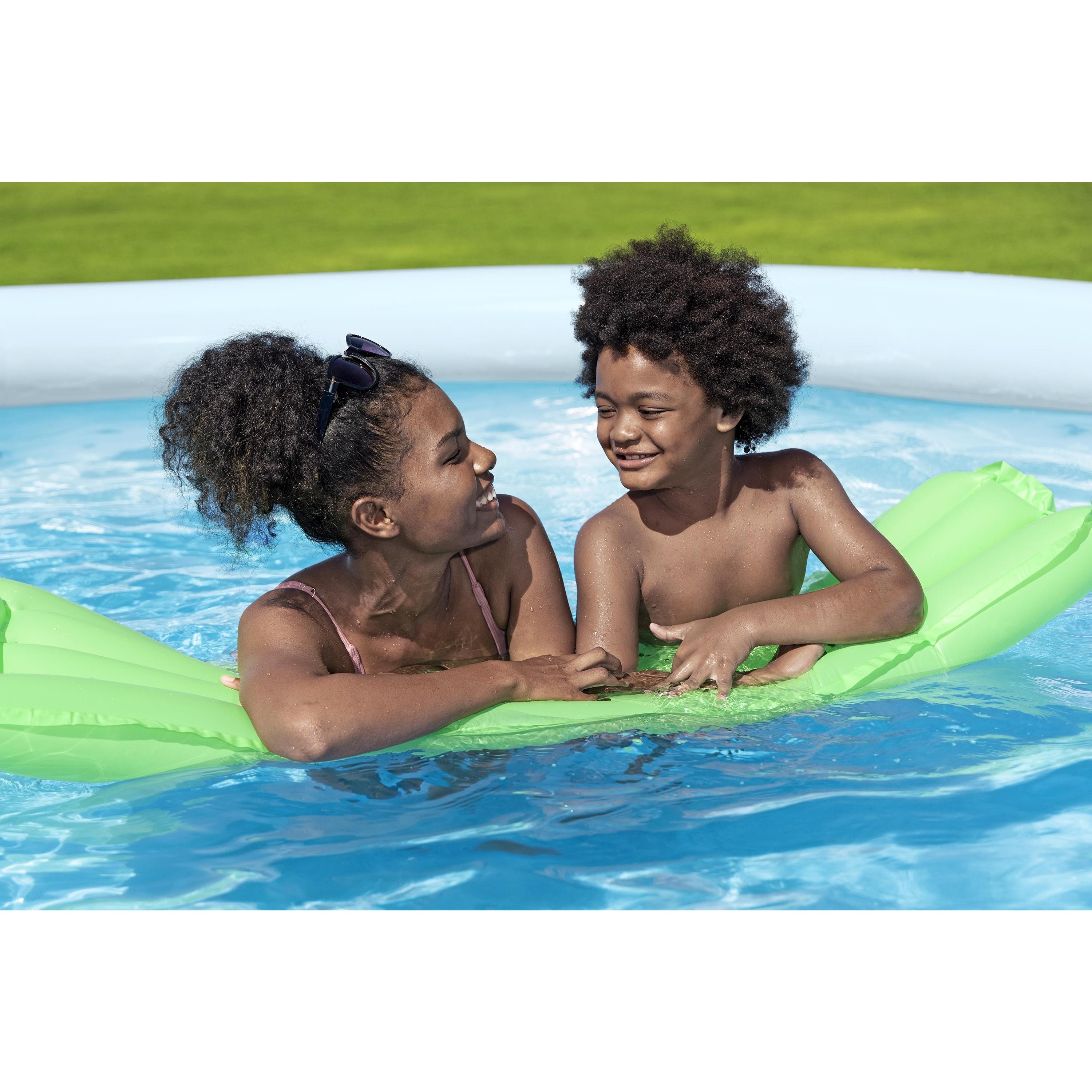 Voir la diapositive 6 : BESTWAY Kit Piscine Gonflable - Fast Set - 396 X 84 Cm
