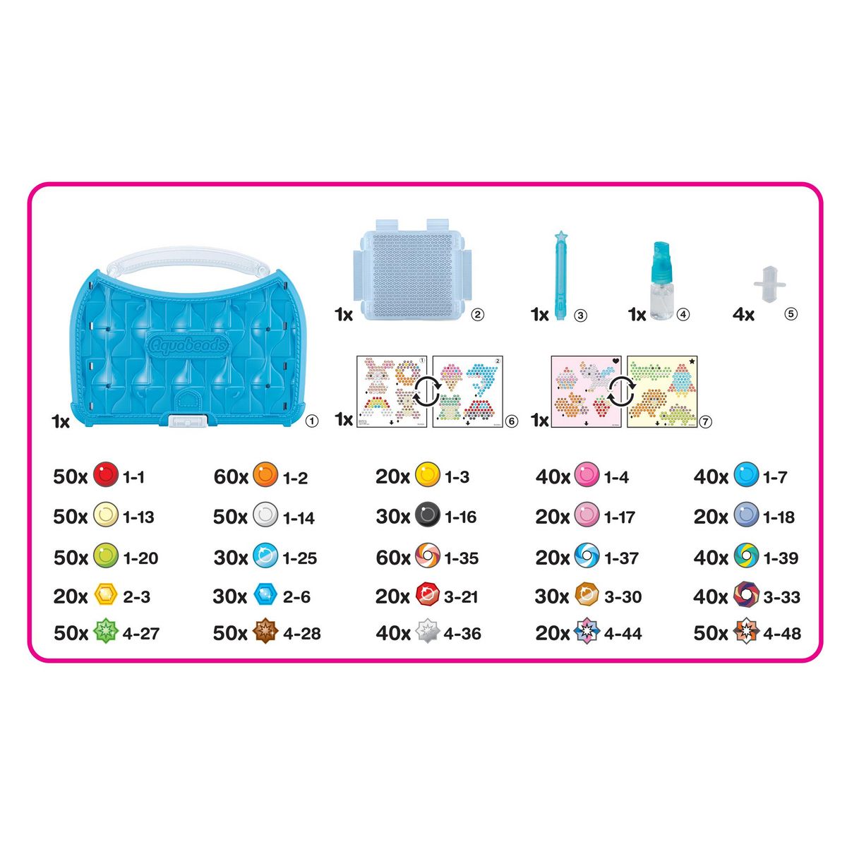 EPOCH D'ENFANCE La mallette d'initiation Aquabeads