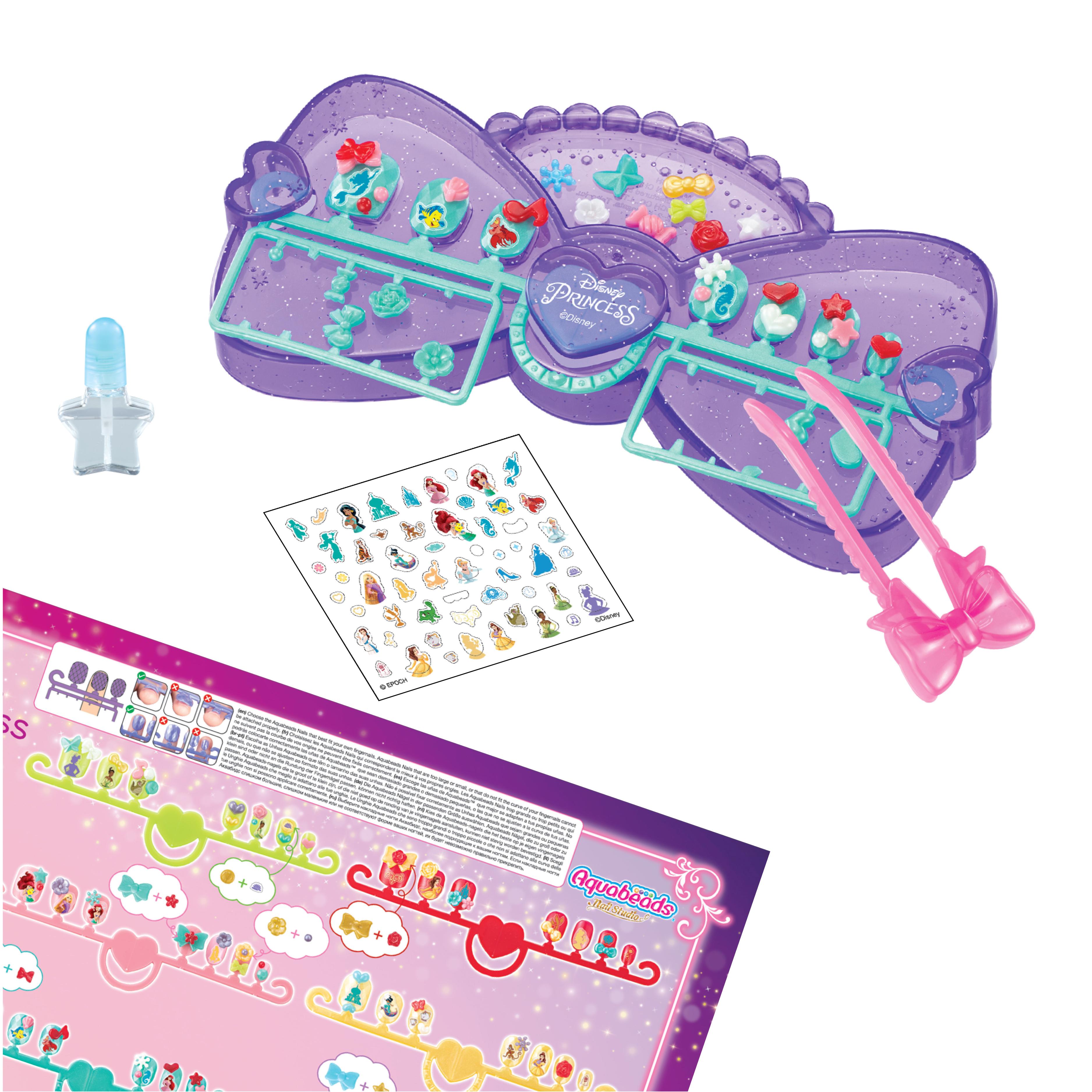 Voir la diapositive 5 : EPOCH D'ENFANCE Le Coffret de manucure Aquabeads Princesse Disney