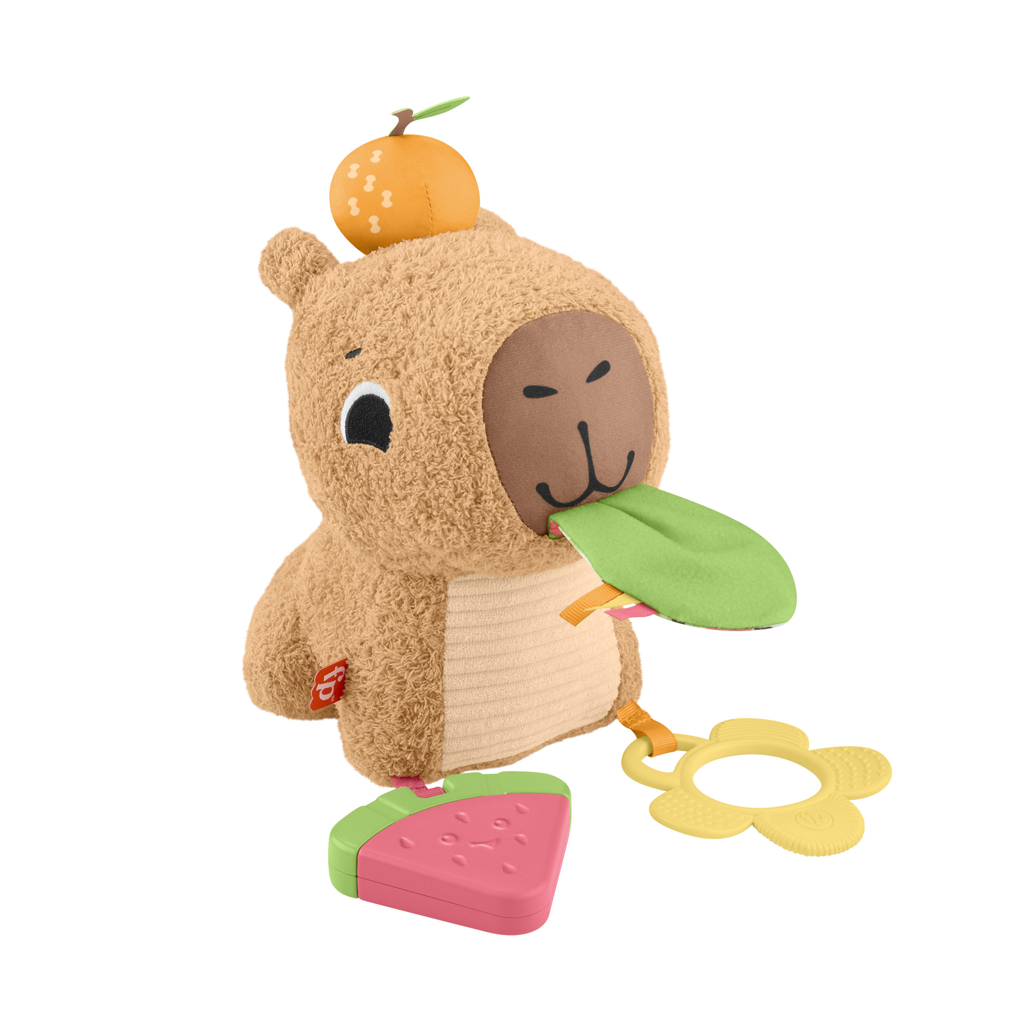 Voir la diapositive 2 : MATTEL Peluche Mon Capybara Calins Fisher Price