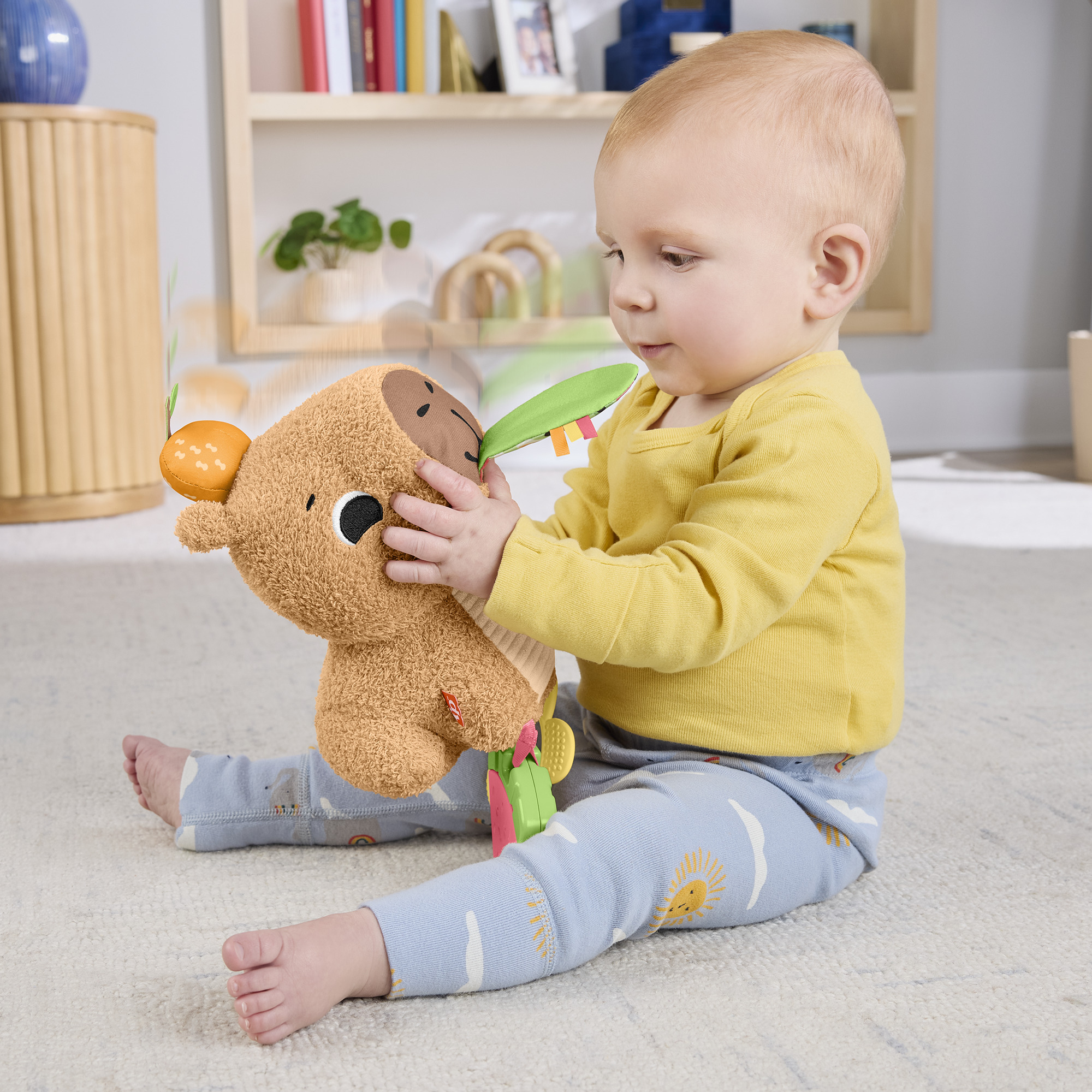 Voir la diapositive 14 : MATTEL Peluche Mon Capybara Calins Fisher Price