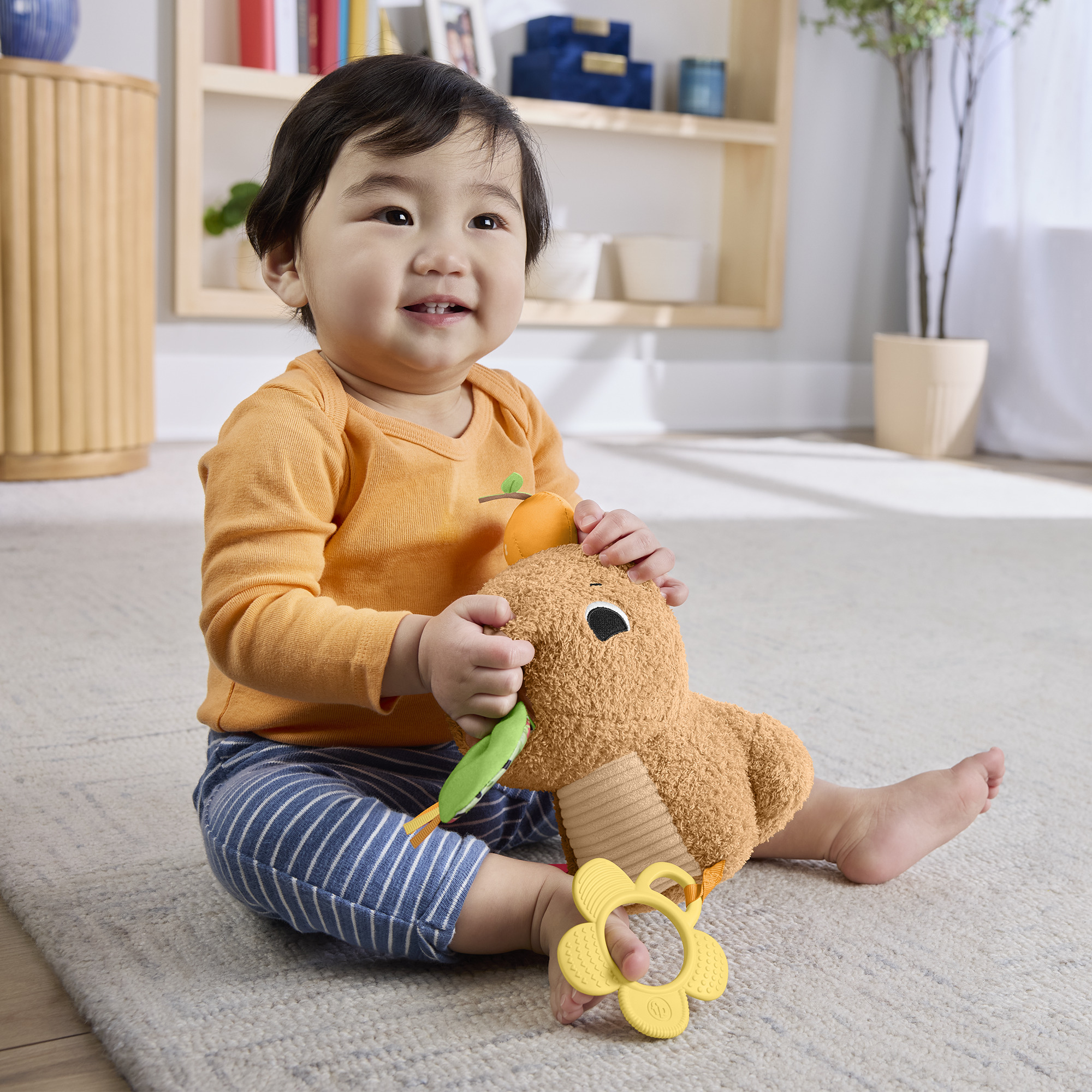 Voir la diapositive 15 : MATTEL Peluche Mon Capybara Calins Fisher Price