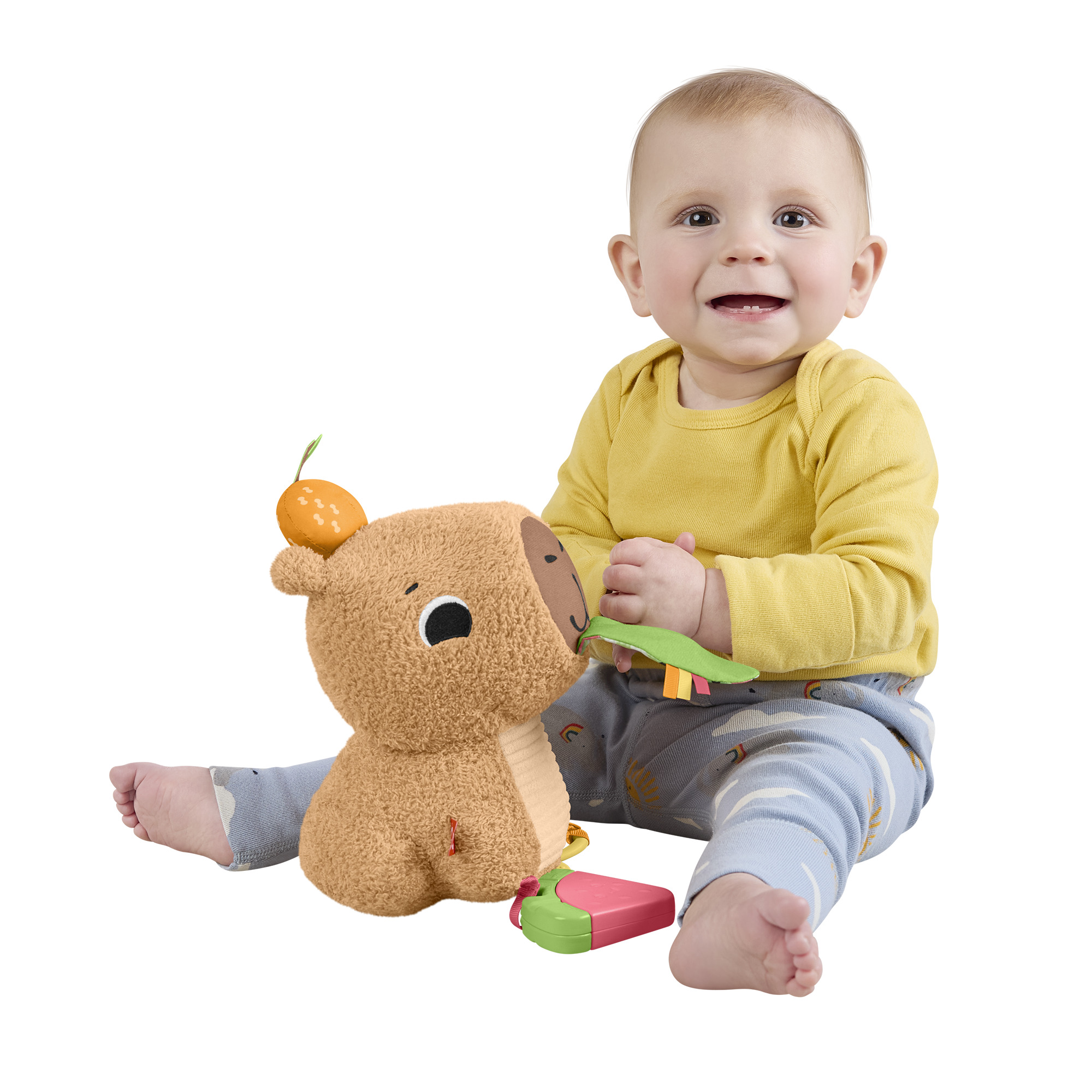 Voir la diapositive 18 : MATTEL Peluche Mon Capybara Calins Fisher Price