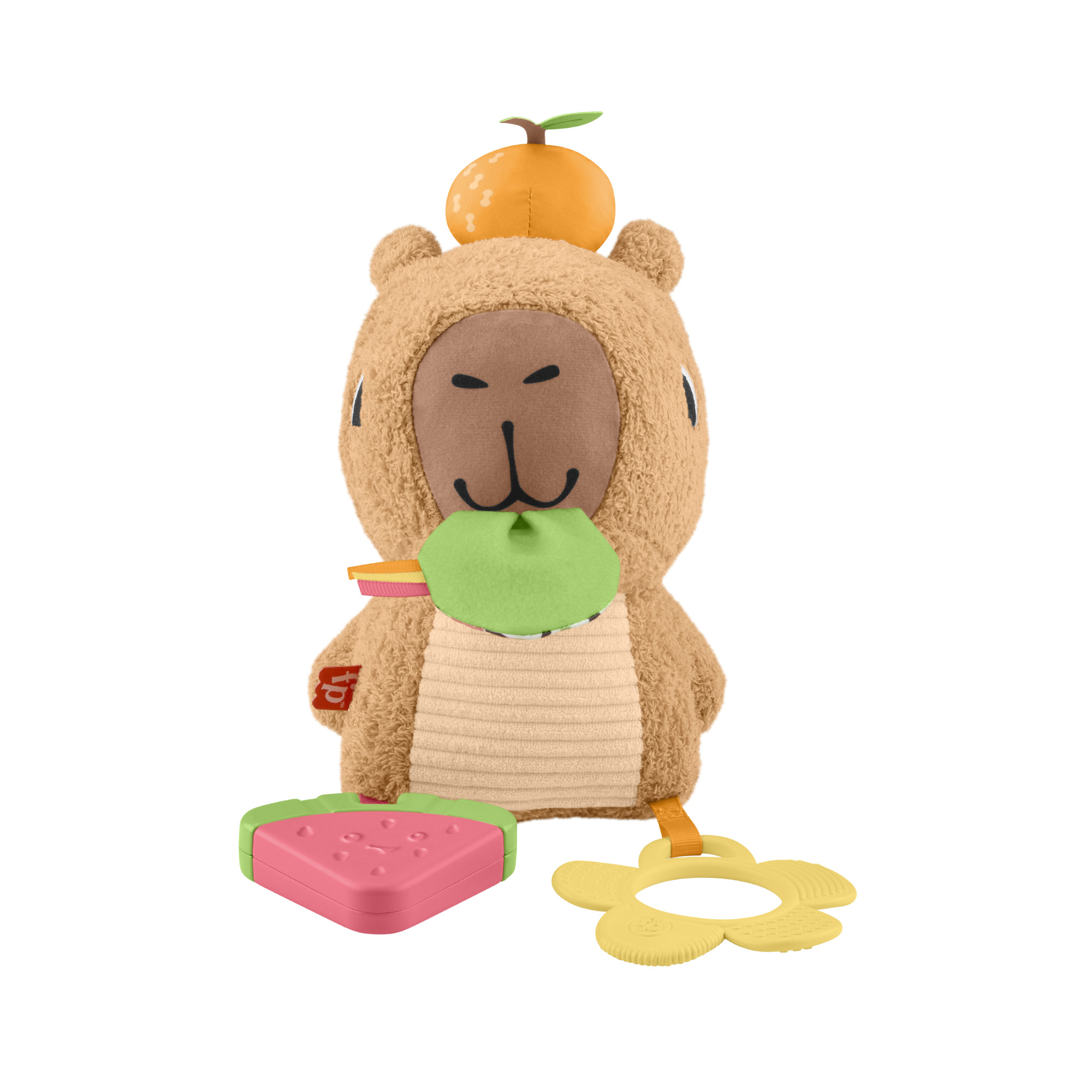 Voir la diapositive 3 : MATTEL Peluche Mon Capybara Calins Fisher Price