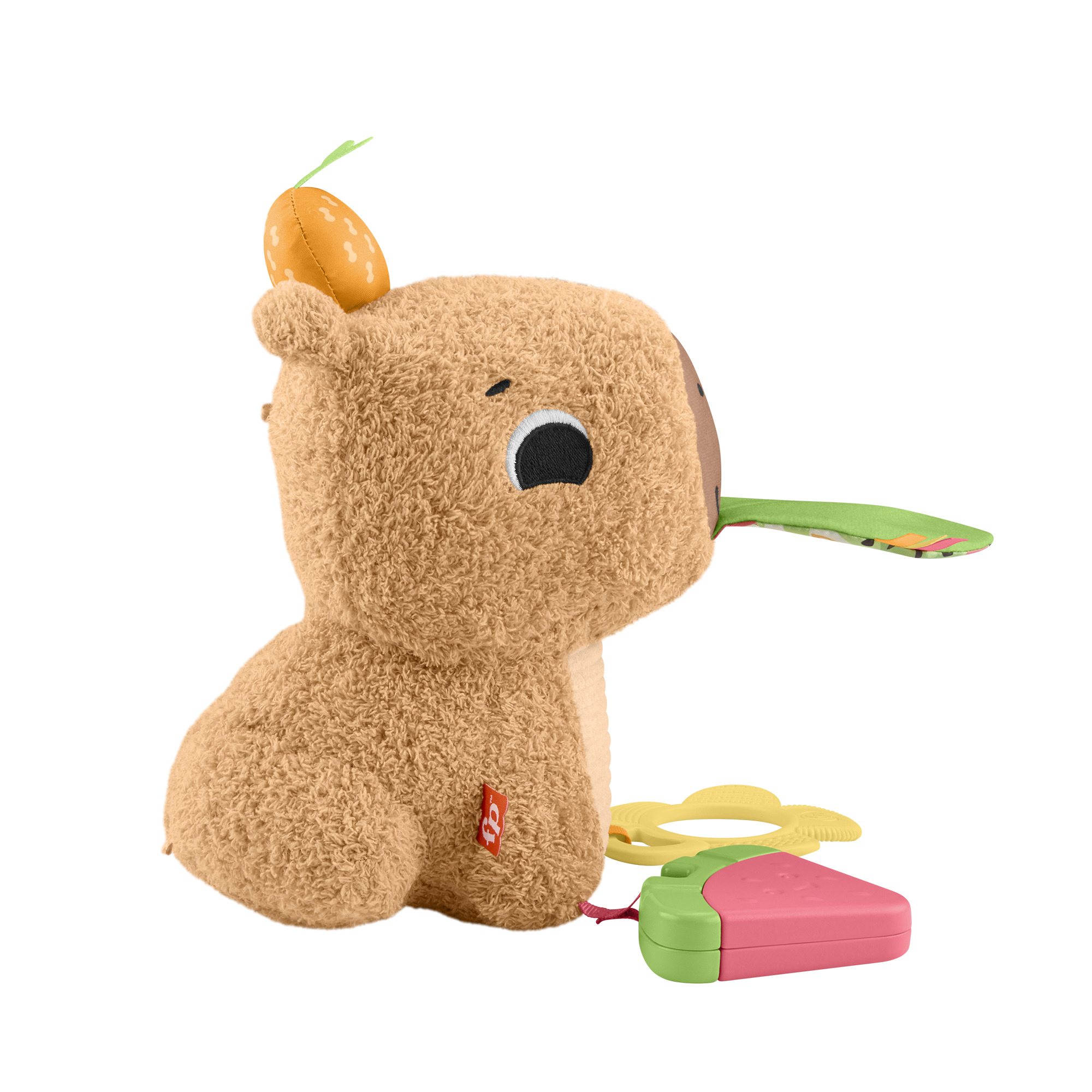 Voir la diapositive 5 : MATTEL Peluche Mon Capybara Calins Fisher Price