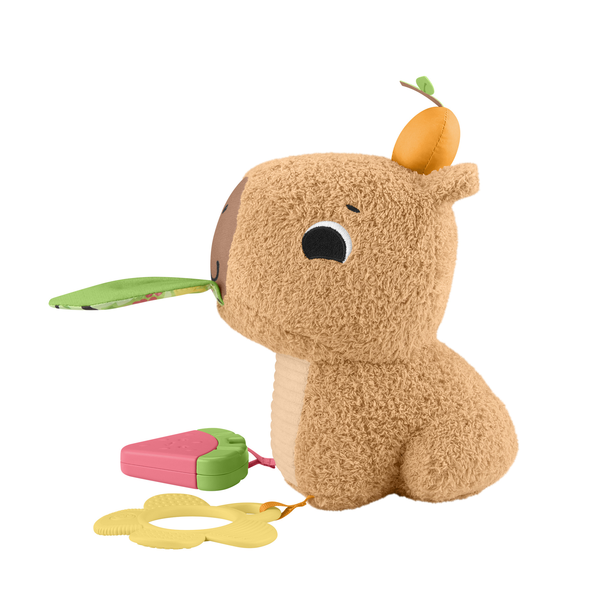 Voir la diapositive 6 : MATTEL Peluche Mon Capybara Calins Fisher Price