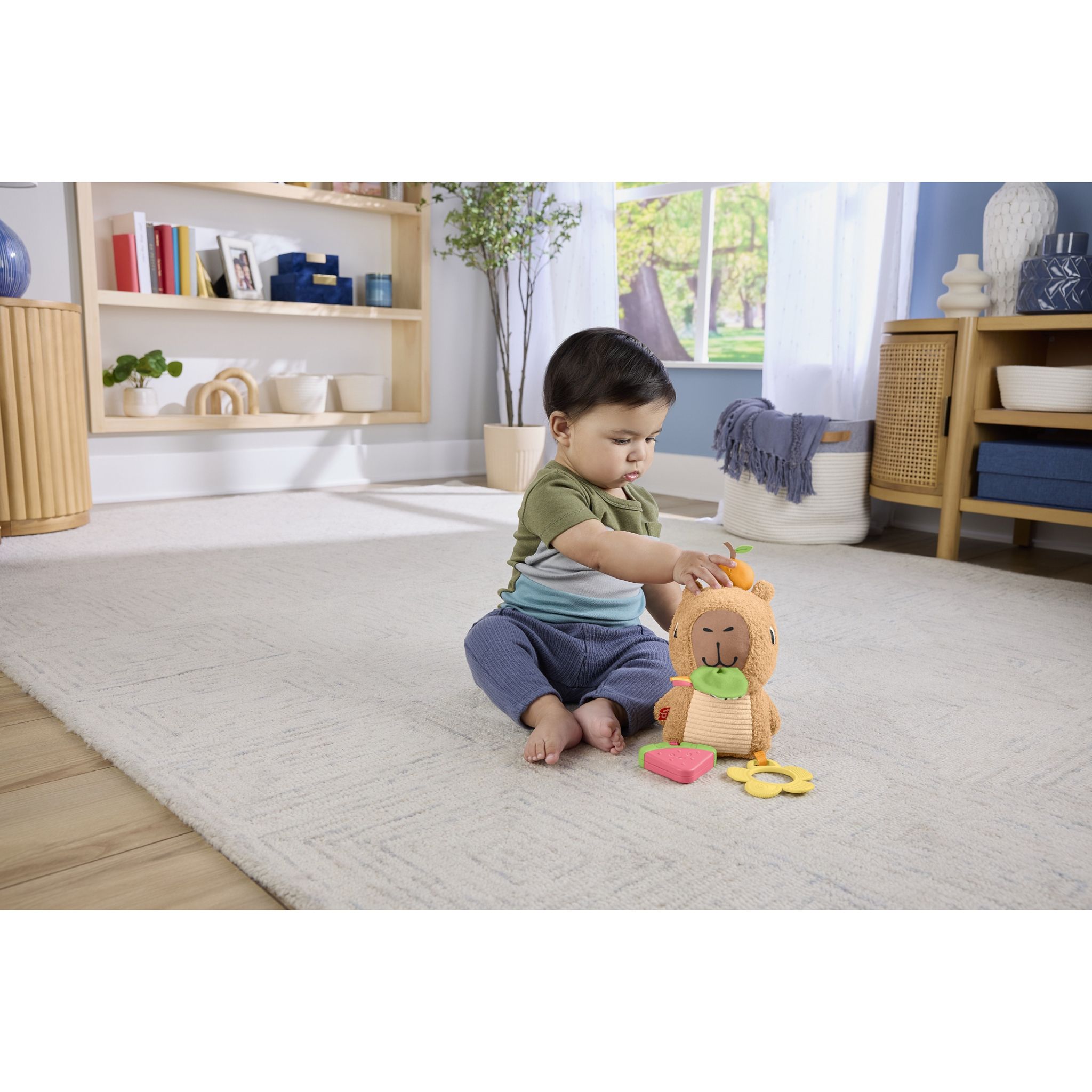 Voir la diapositive 10 : MATTEL Peluche Mon Capybara Calins Fisher Price