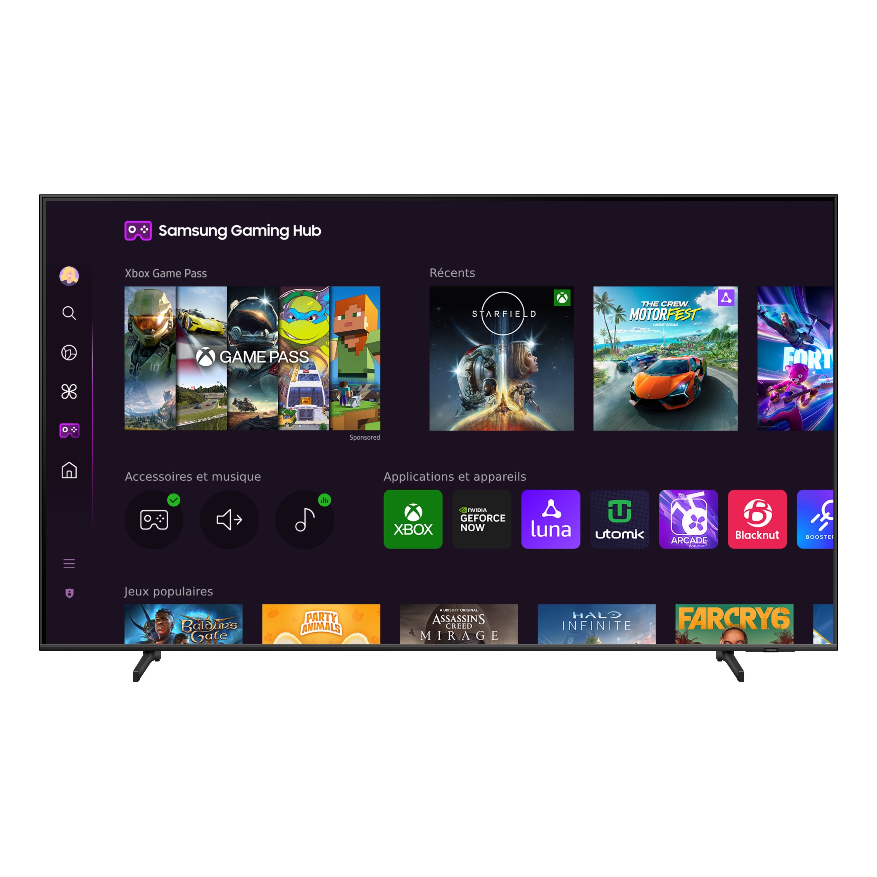 Voir la diapositive 2 : SAMSUNG TV QLED TQ65QE1DAU