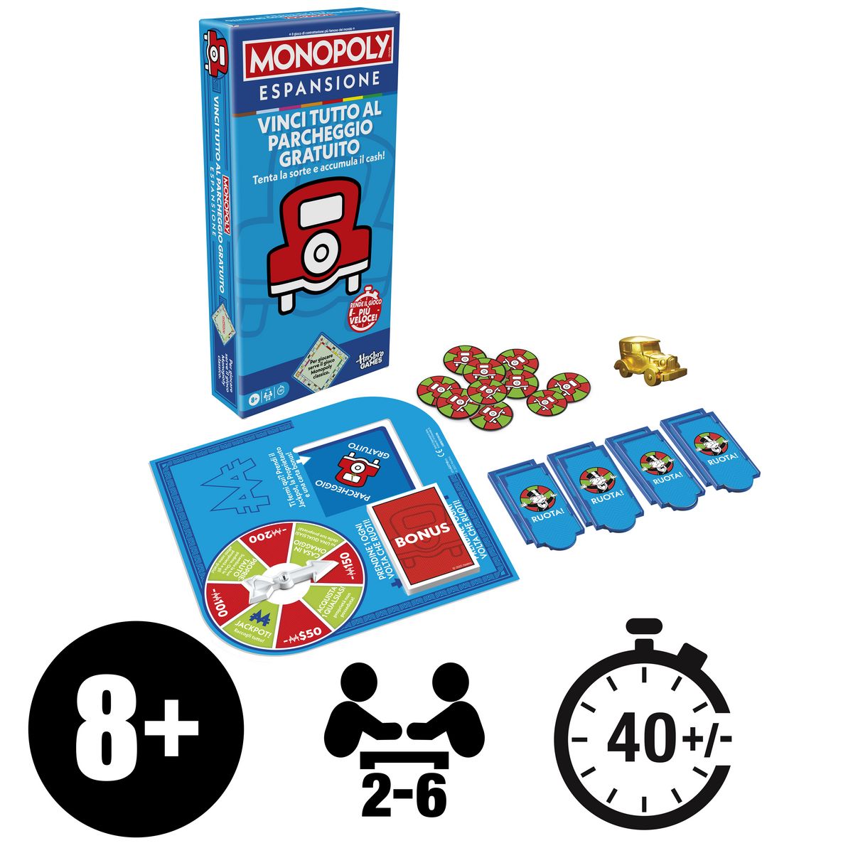 HASBRO Jeu Monopoly Parc Gratuit