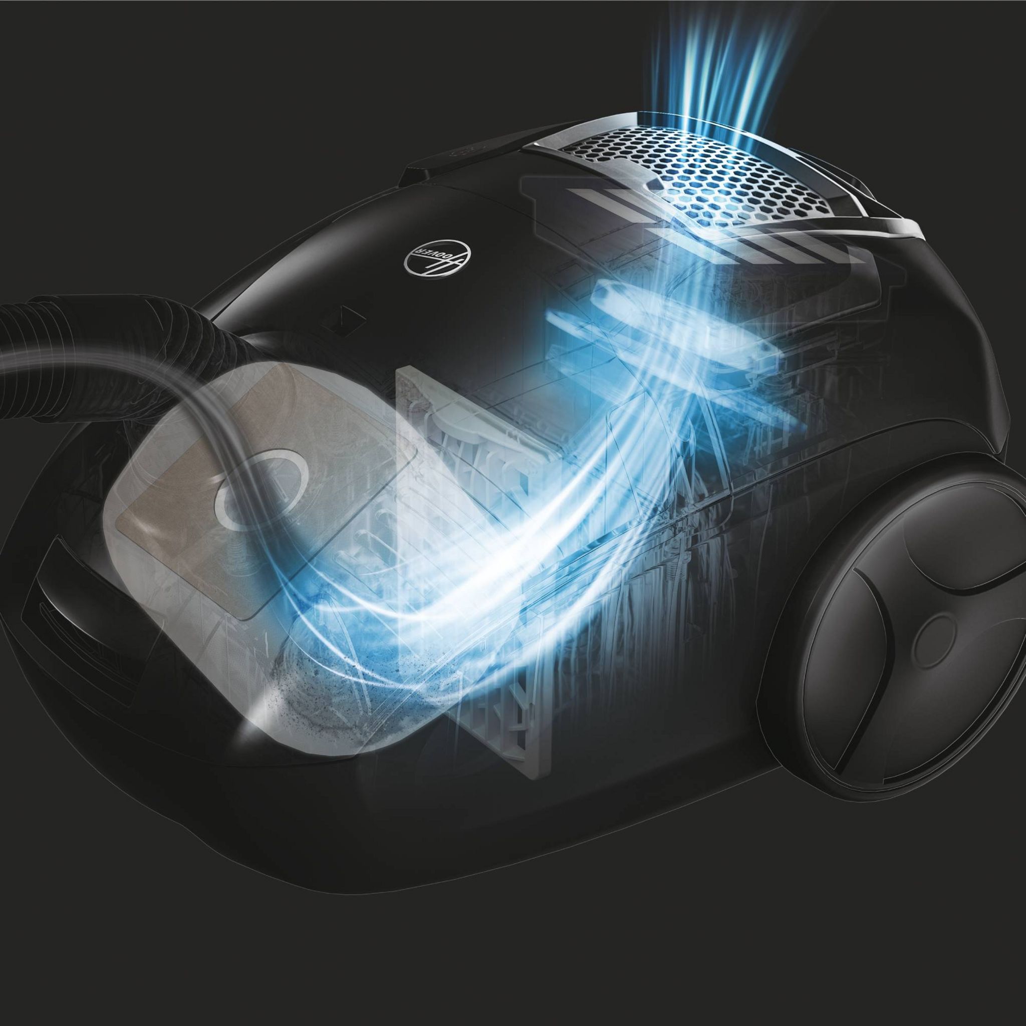 Voir la diapositive 2 : HOOVER Aspirateur traîneau HE110HM - Bleu