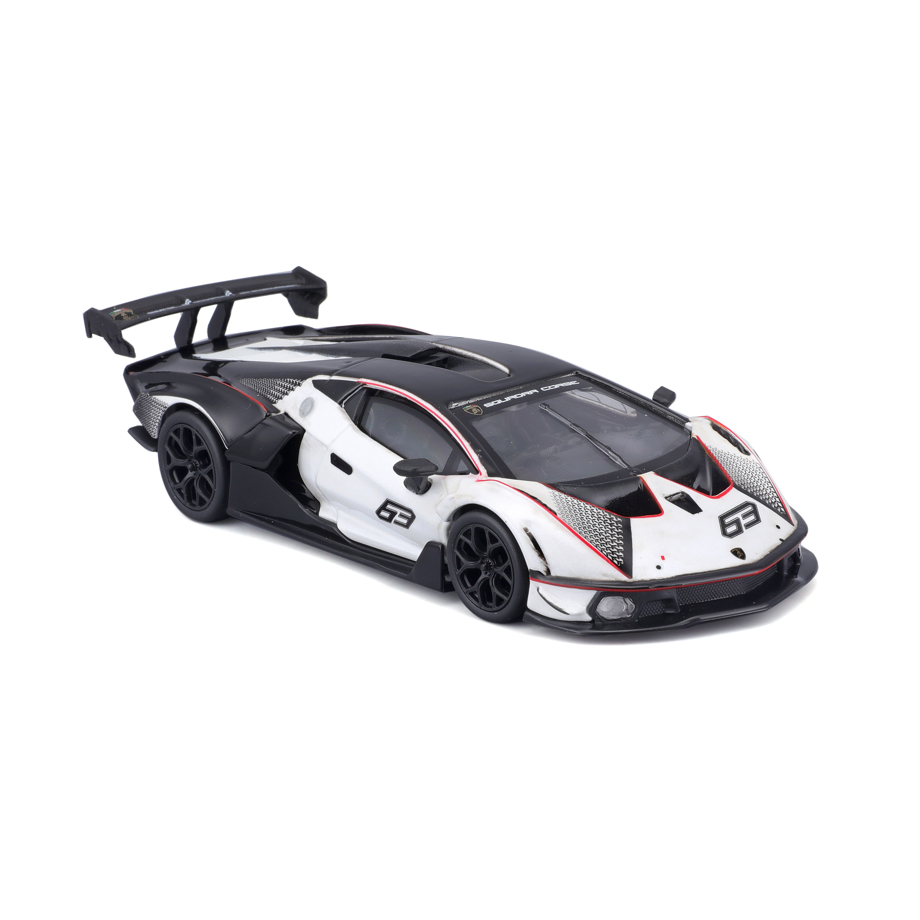 Voir la diapositive 15 : BBURAGO Voiture Lamborghini Essenza SCV 12 - Vert noir