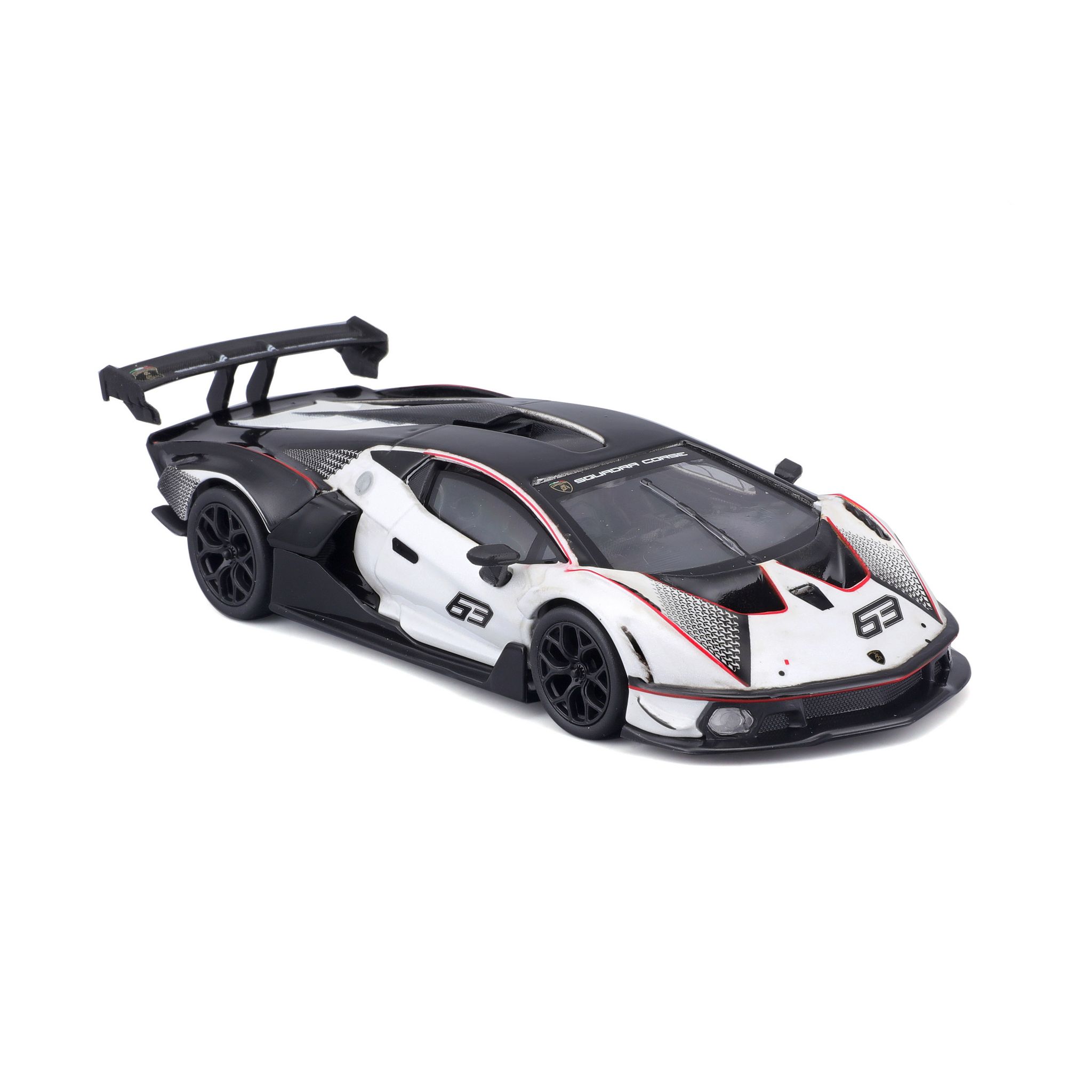 Voir la diapositive 15 : BBURAGO Voiture Lamborghini Essenza SCV 12 - Vert noir