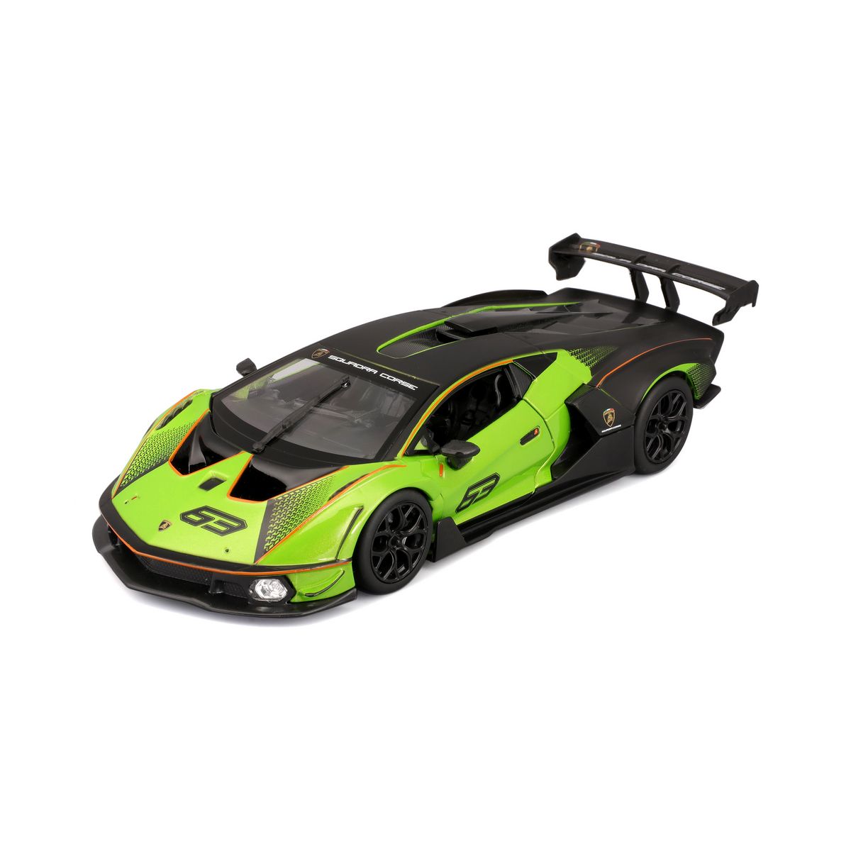 BBURAGO Voiture Lamborghini Essenza SCV 12 - Vert noir