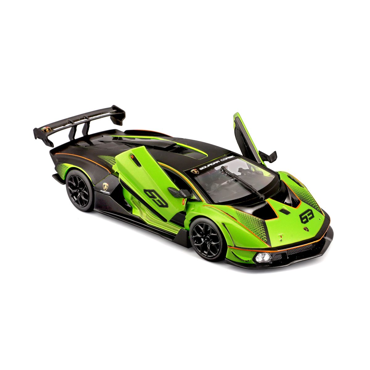 BBURAGO Voiture Lamborghini Essenza SCV 12 - Vert noir