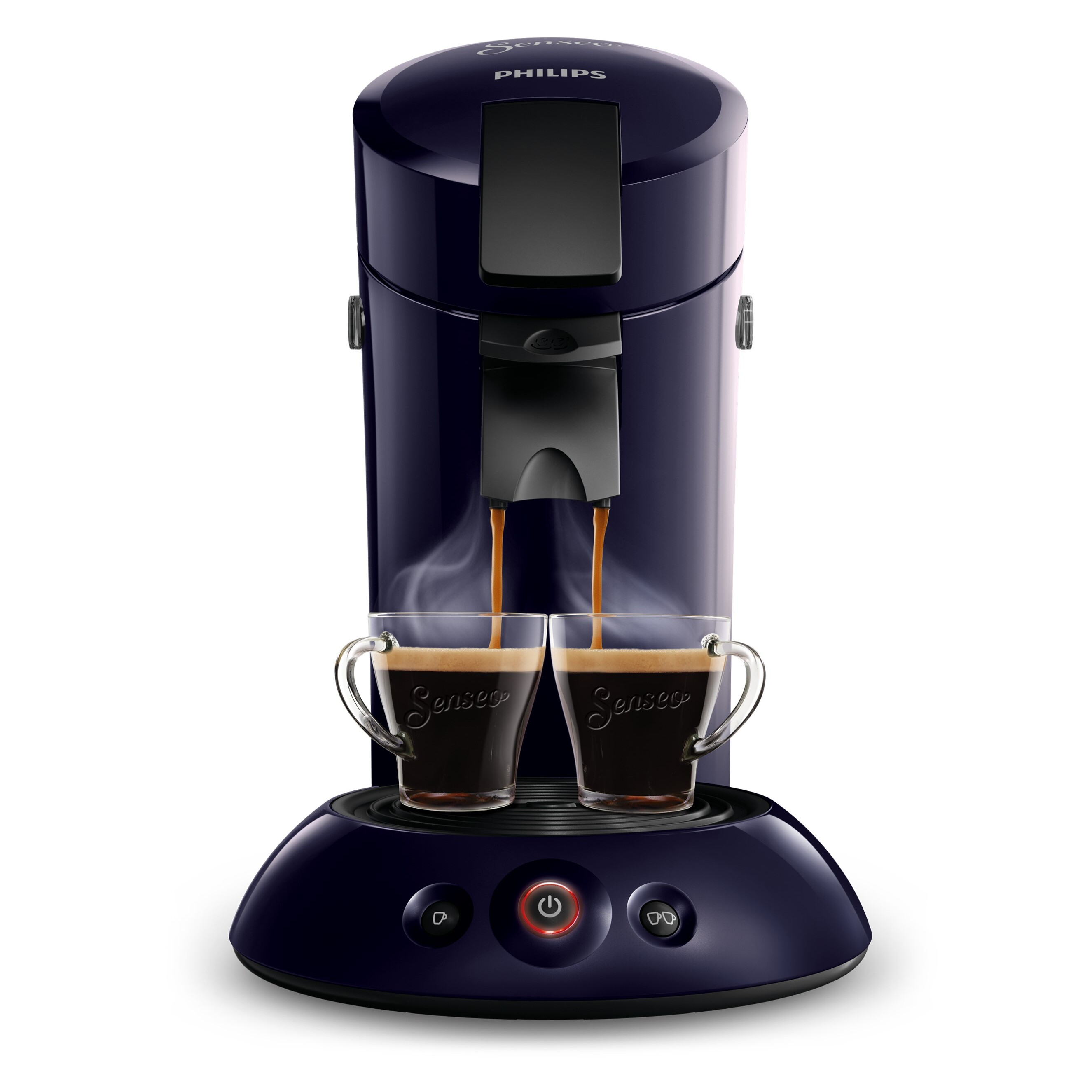Voir la diapositive 2 : PHILIPS Machine à café à dosettes HD7806/71 - Bleu