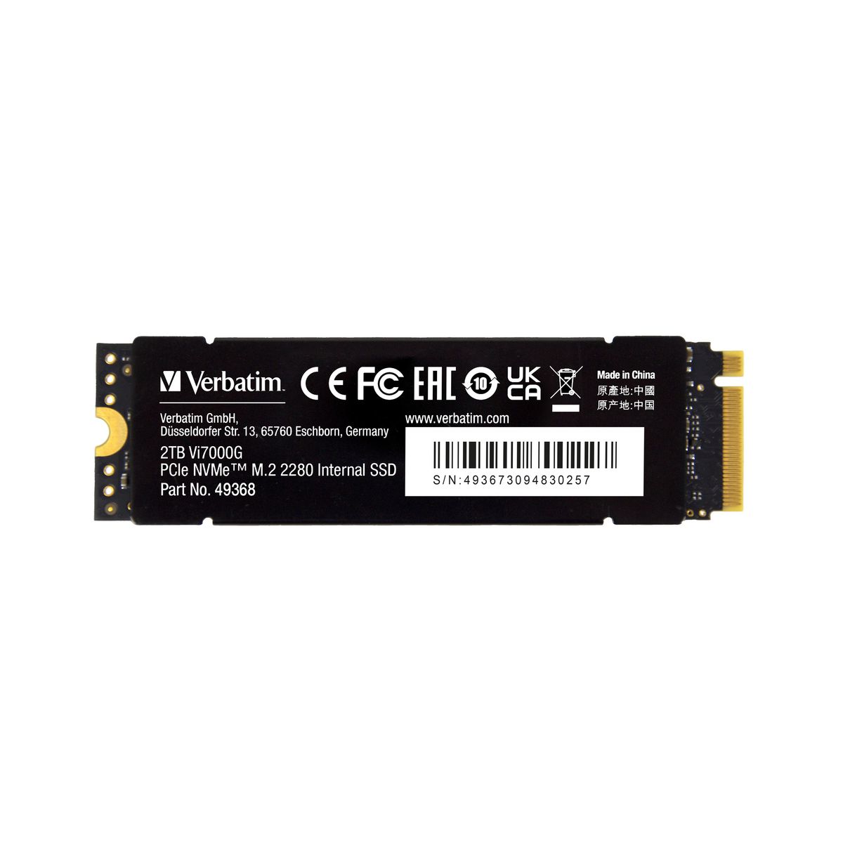 VERBATIM Disque SSD VI700G M2 2TO