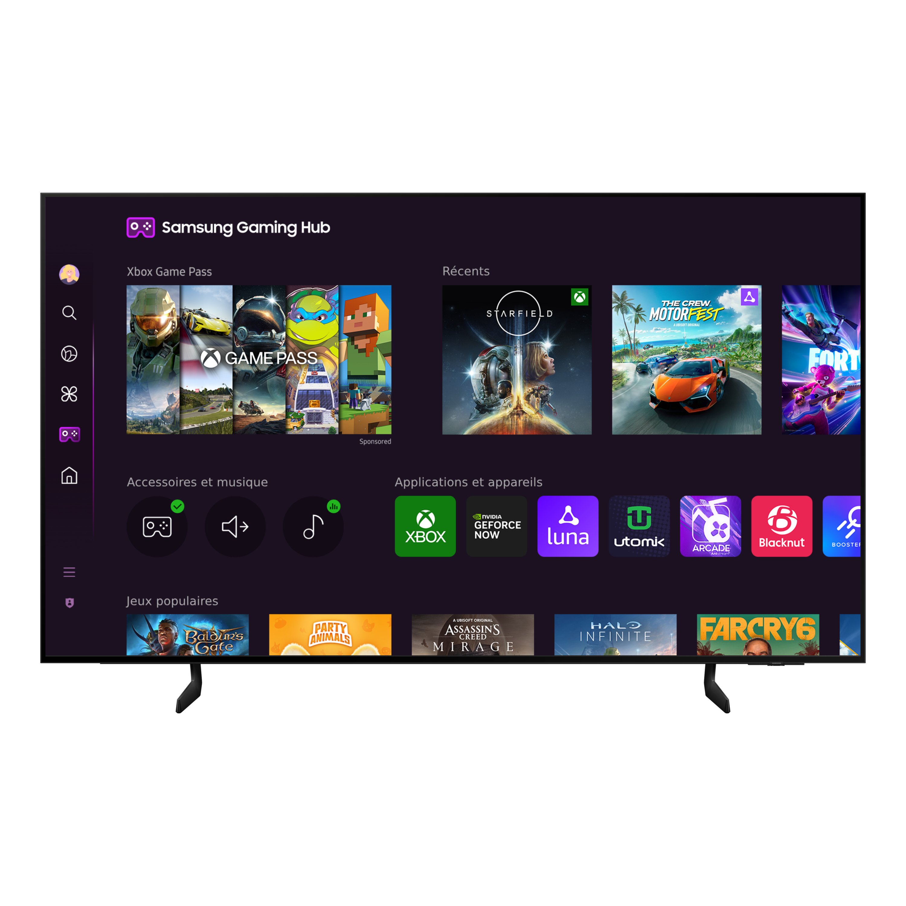 Voir la diapositive 2 : SAMSUNG TV OLED TQ55S85D