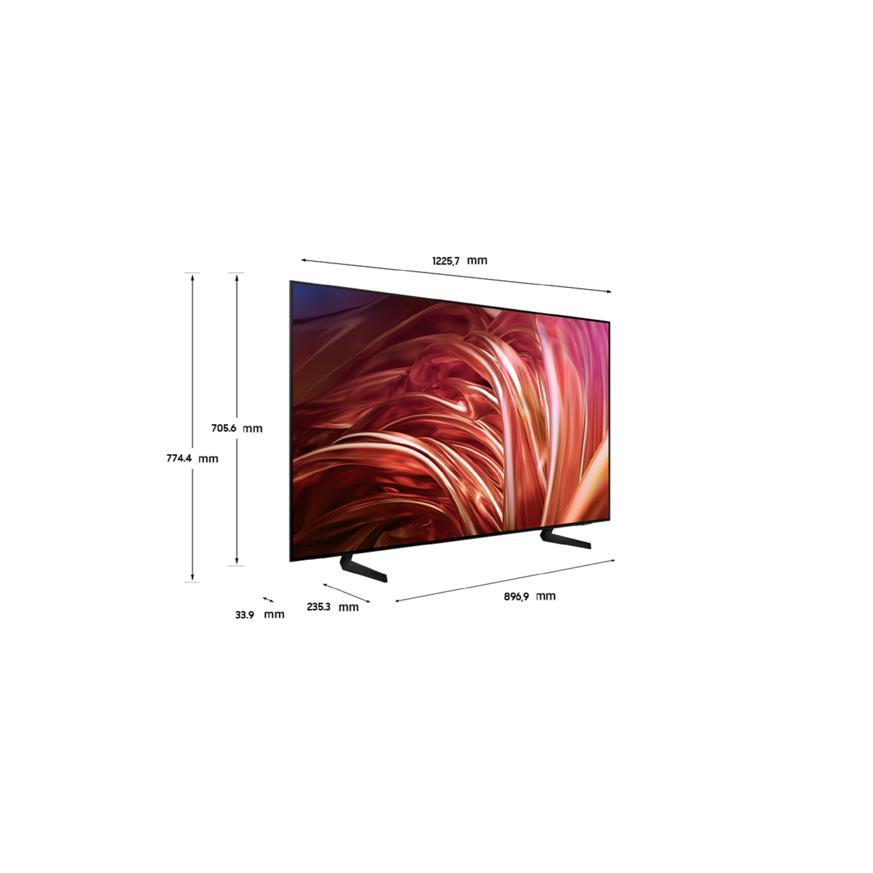 Voir la diapositive 6 : SAMSUNG TV OLED TQ55S85D