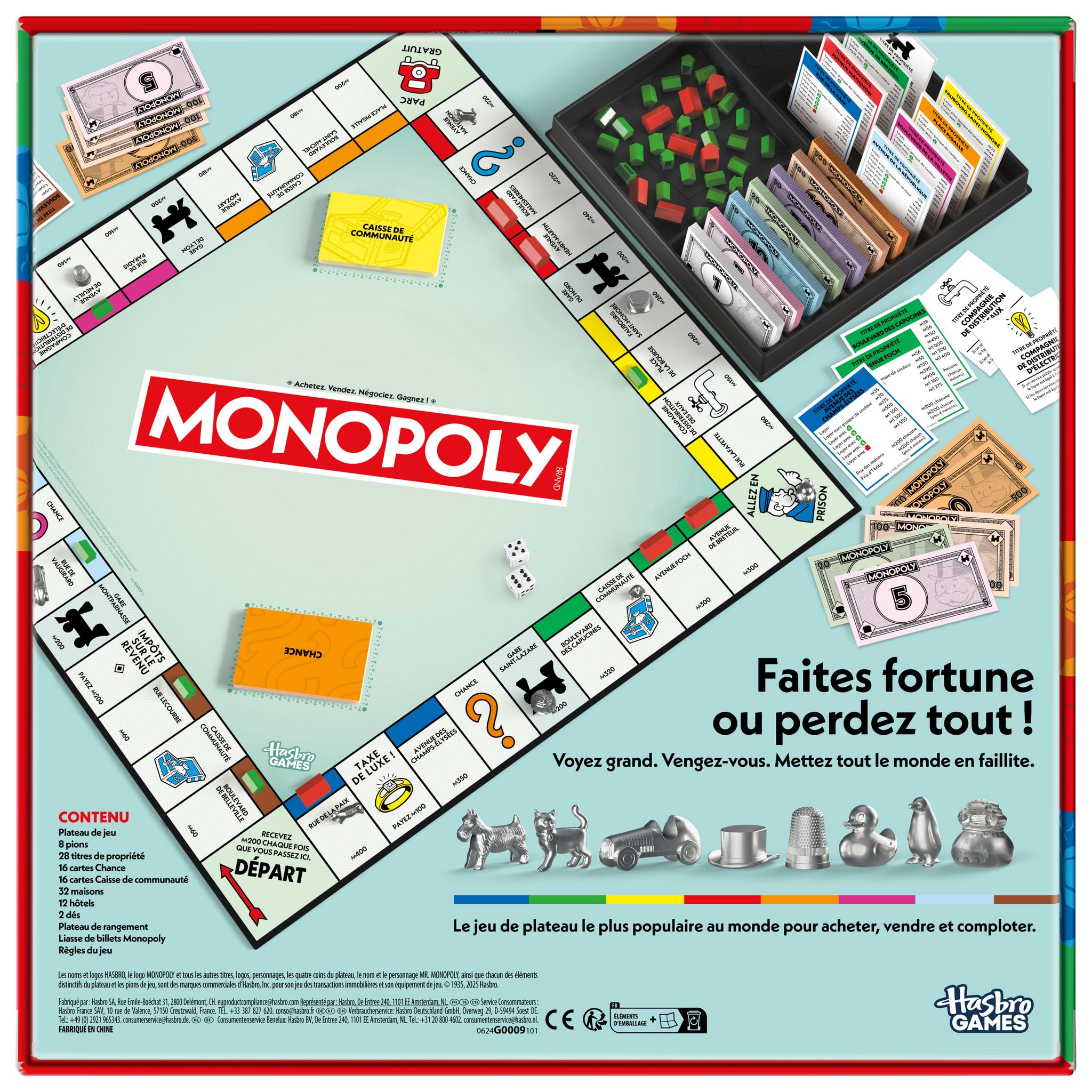 Voir la diapositive 5 : HASBRO Jeu Monopoly Classique Refresh