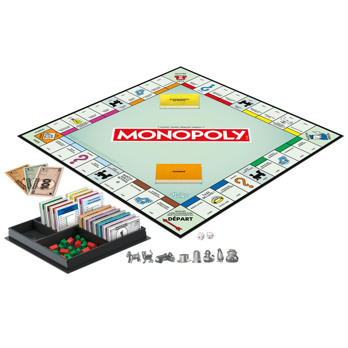 HASBRO Jeu Monopoly Classique Refresh