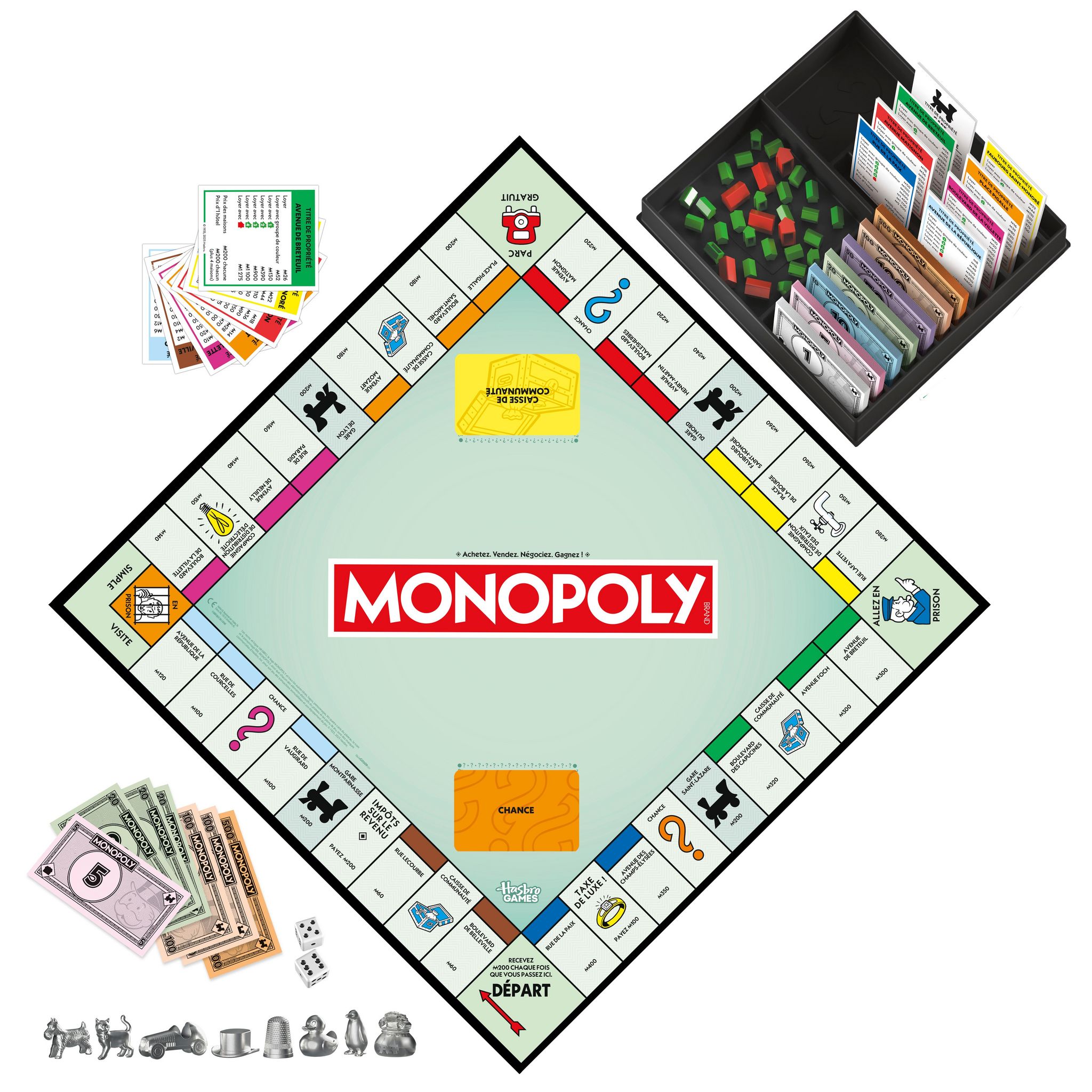Voir la diapositive 8 : HASBRO Jeu Monopoly Classique Refresh