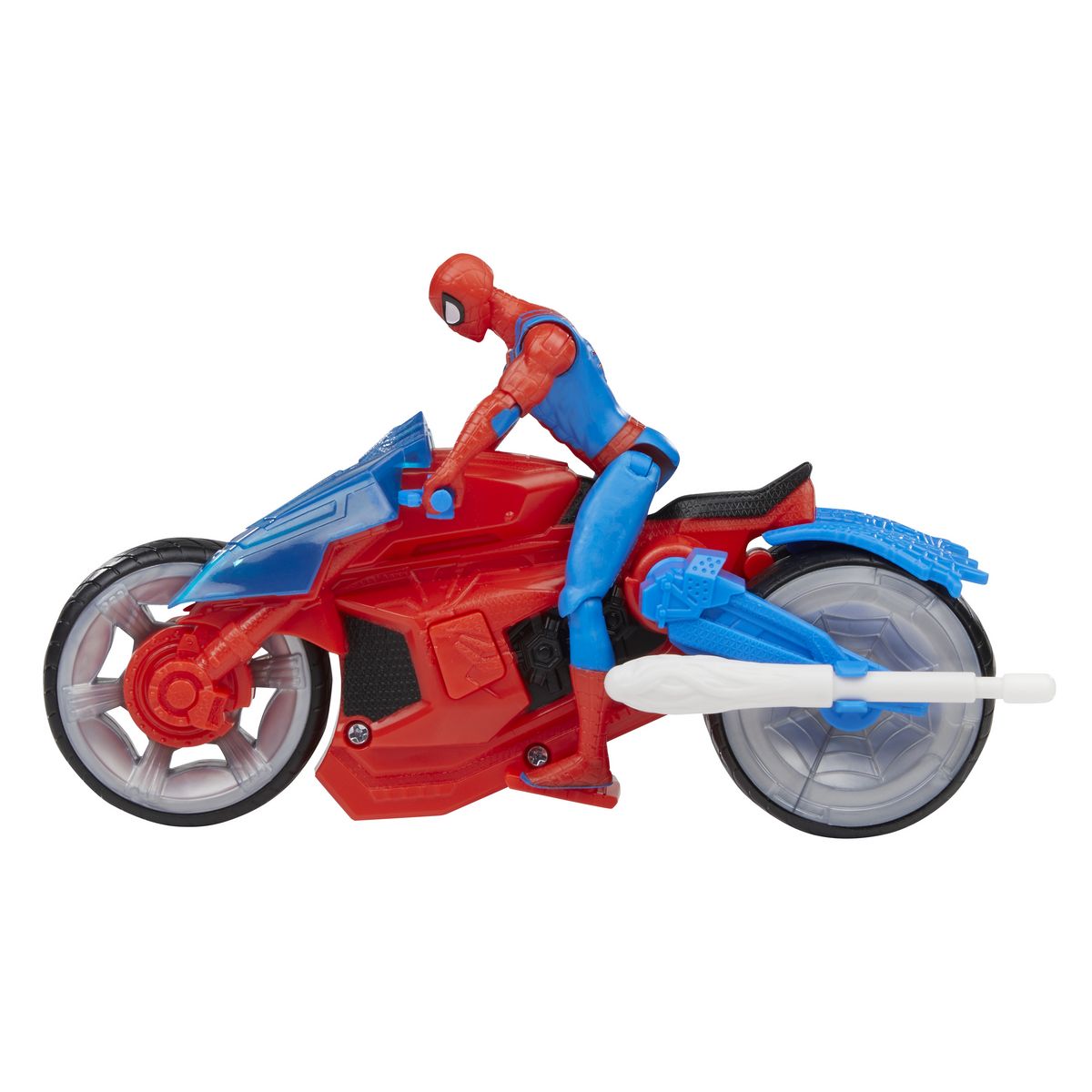 HASBRO Figurine et Arachno-Moto alnce toile Spiderman 10cm
