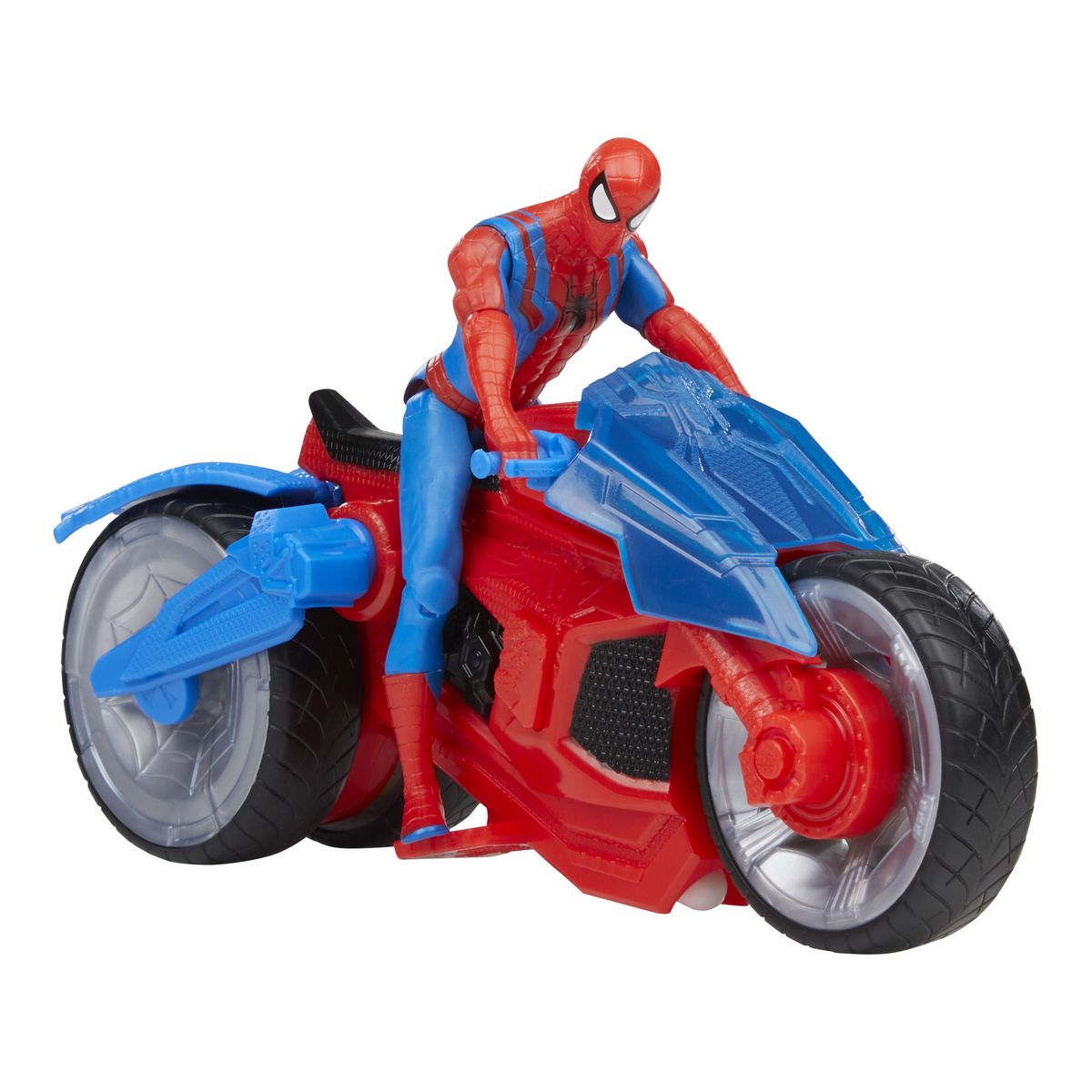 HASBRO Figurine et Arachno-Moto alnce toile Spiderman 10cm