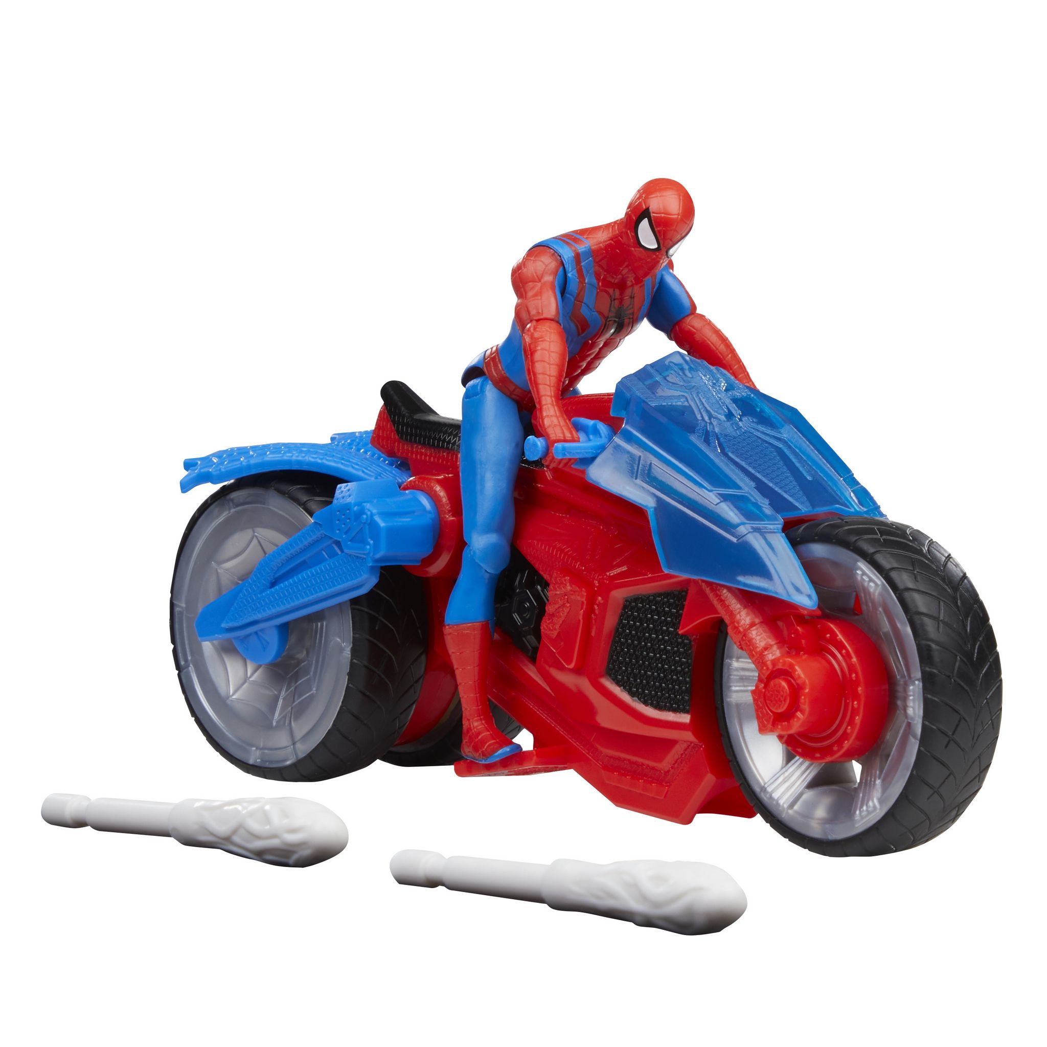 Voir la diapositive 9 : HASBRO Figurine et Arachno-Moto alnce toile Spiderman 10cm
