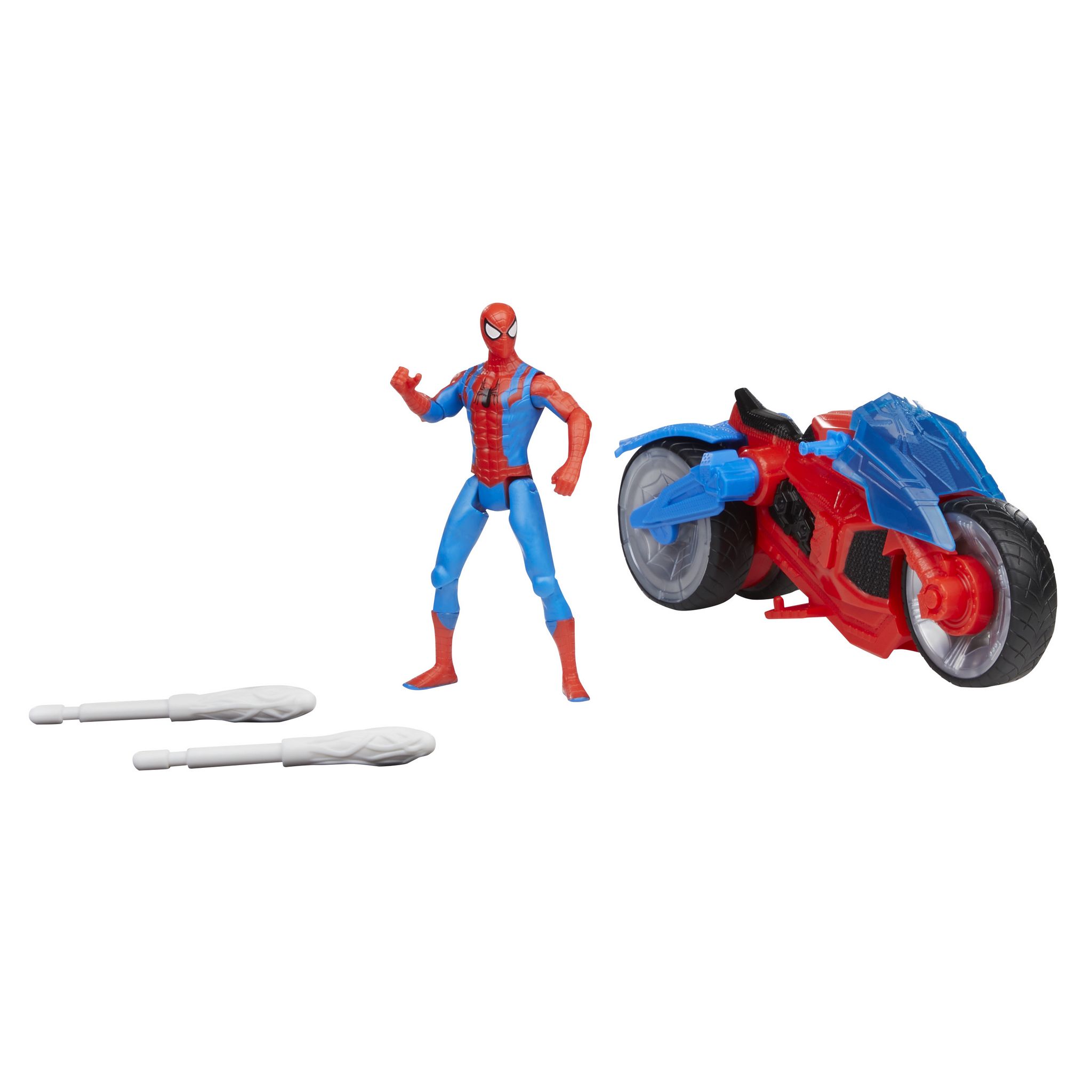 Voir la diapositive 10 : HASBRO Figurine et Arachno-Moto alnce toile Spiderman 10cm