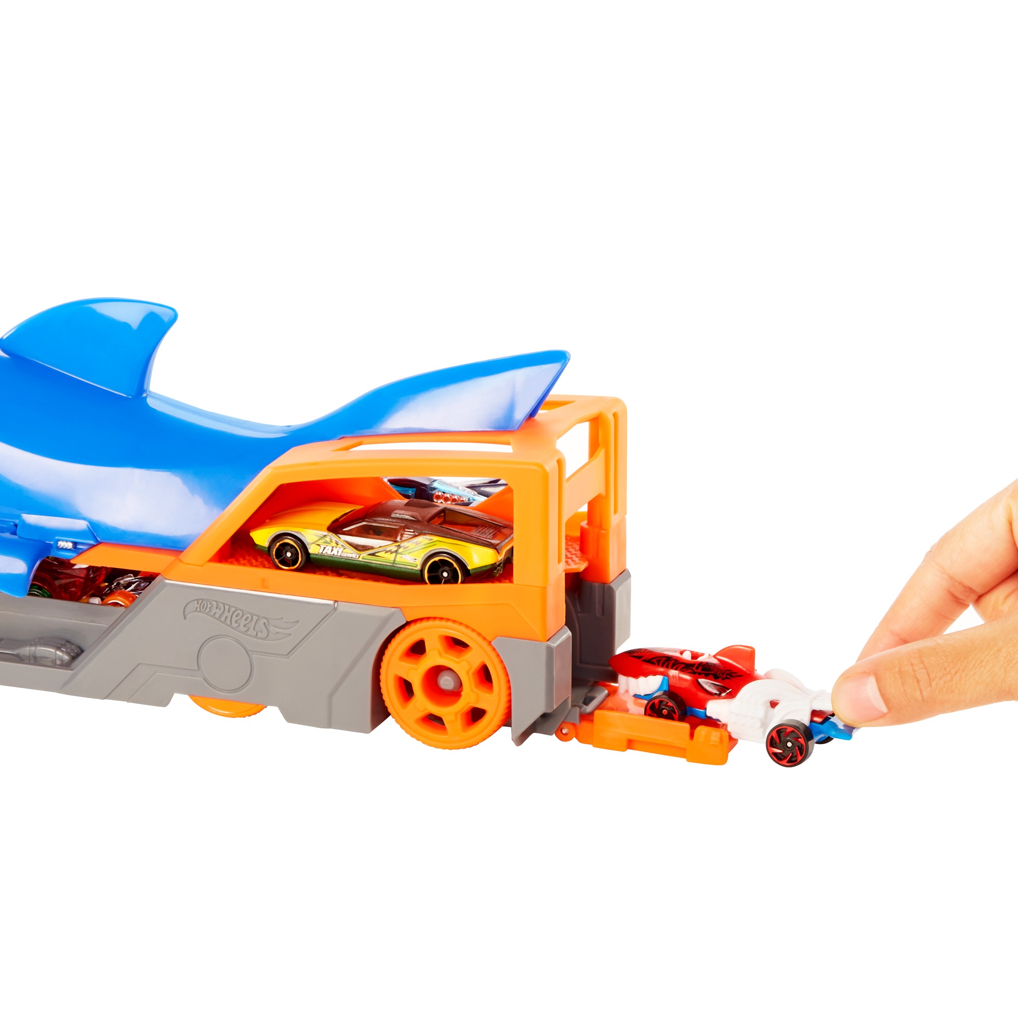 Voir la diapositive 14 : MATTEL Véhicule Transporteur Requin Hot Wheels