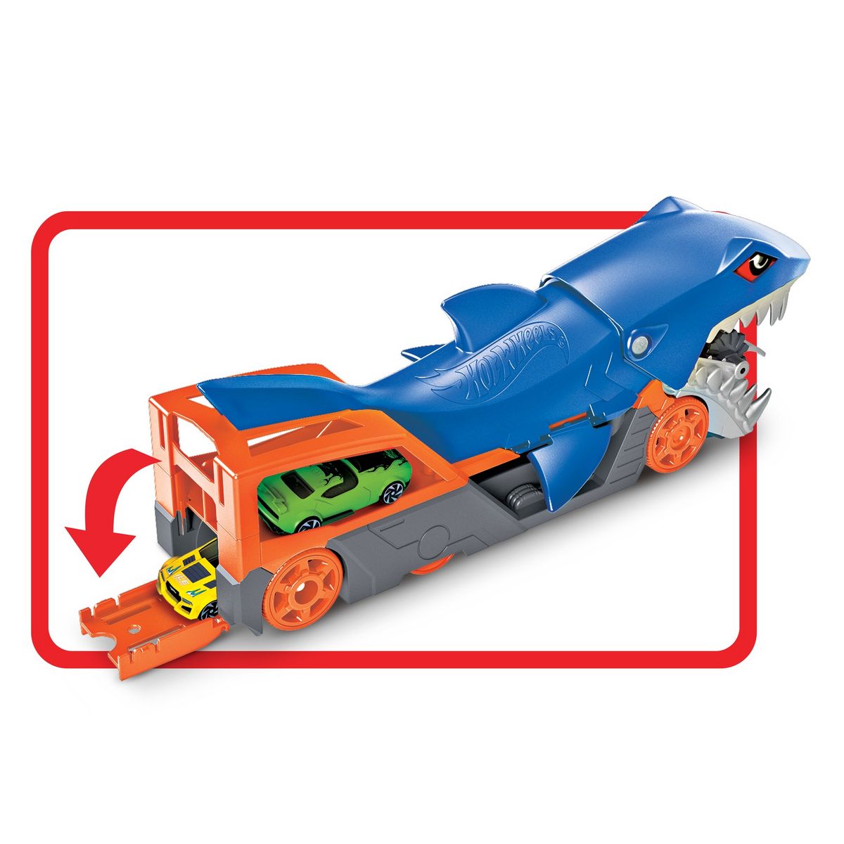 MATTEL Véhicule Transporteur Requin Hot Wheels