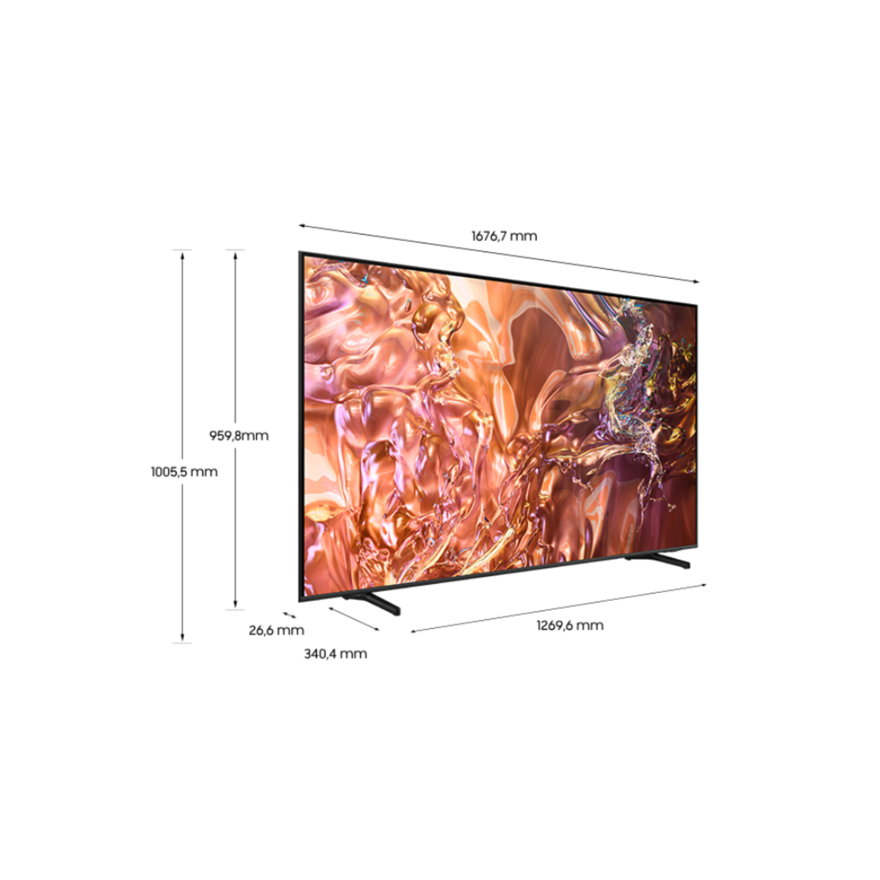 Voir la diapositive 6 : SAMSUNG TV QLED TQ75QE1DAU