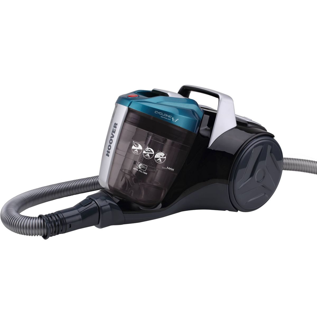 HOOVER Aspirateur traîneau sans sac BR31PET - Noir et bleu
